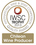 Produtor de Vinho Chileno do Ano pelo International Wine & Spirits Competition 2013