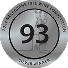 93 pontos - Medalha de Prata no Melbourne International Wine Competition 2024
