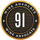91 pontos Wine Advocate