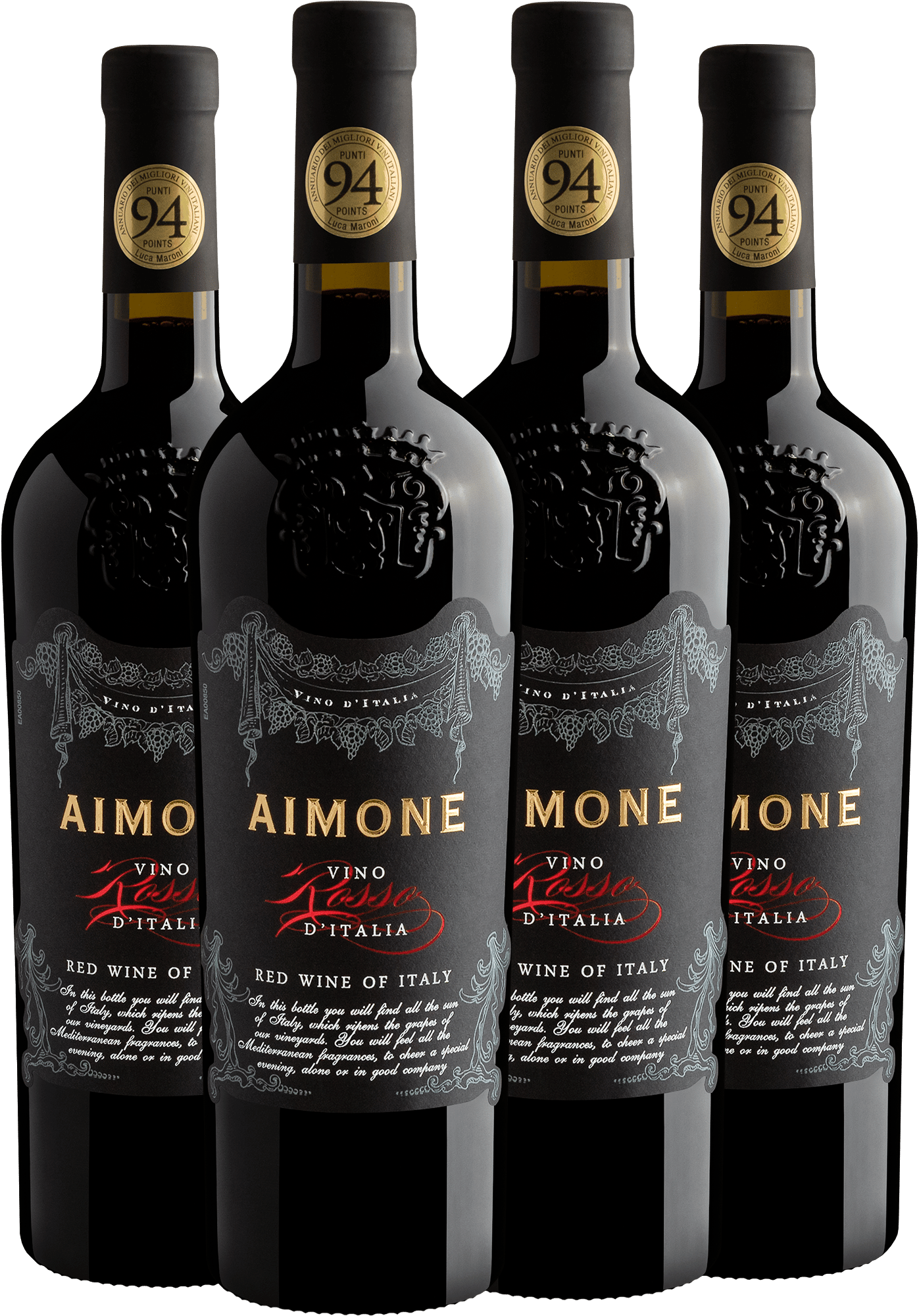 Kit 4 Aimone Vino Rosso d’Italia por R$79,90 cada garrafa + Frete Grátis*