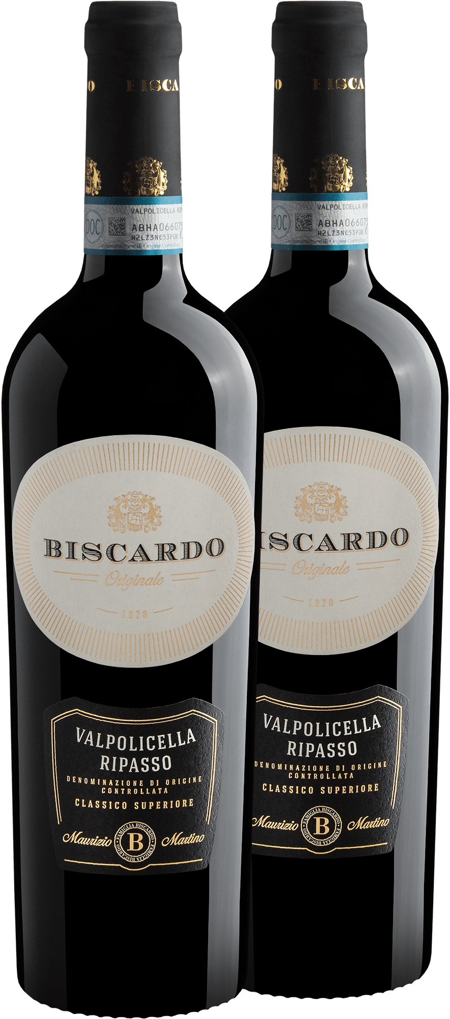 Kit 2 Biscardo Valpolicella Ripasso Classico Superiore DOC 2016 | R$129,90 por garrafa