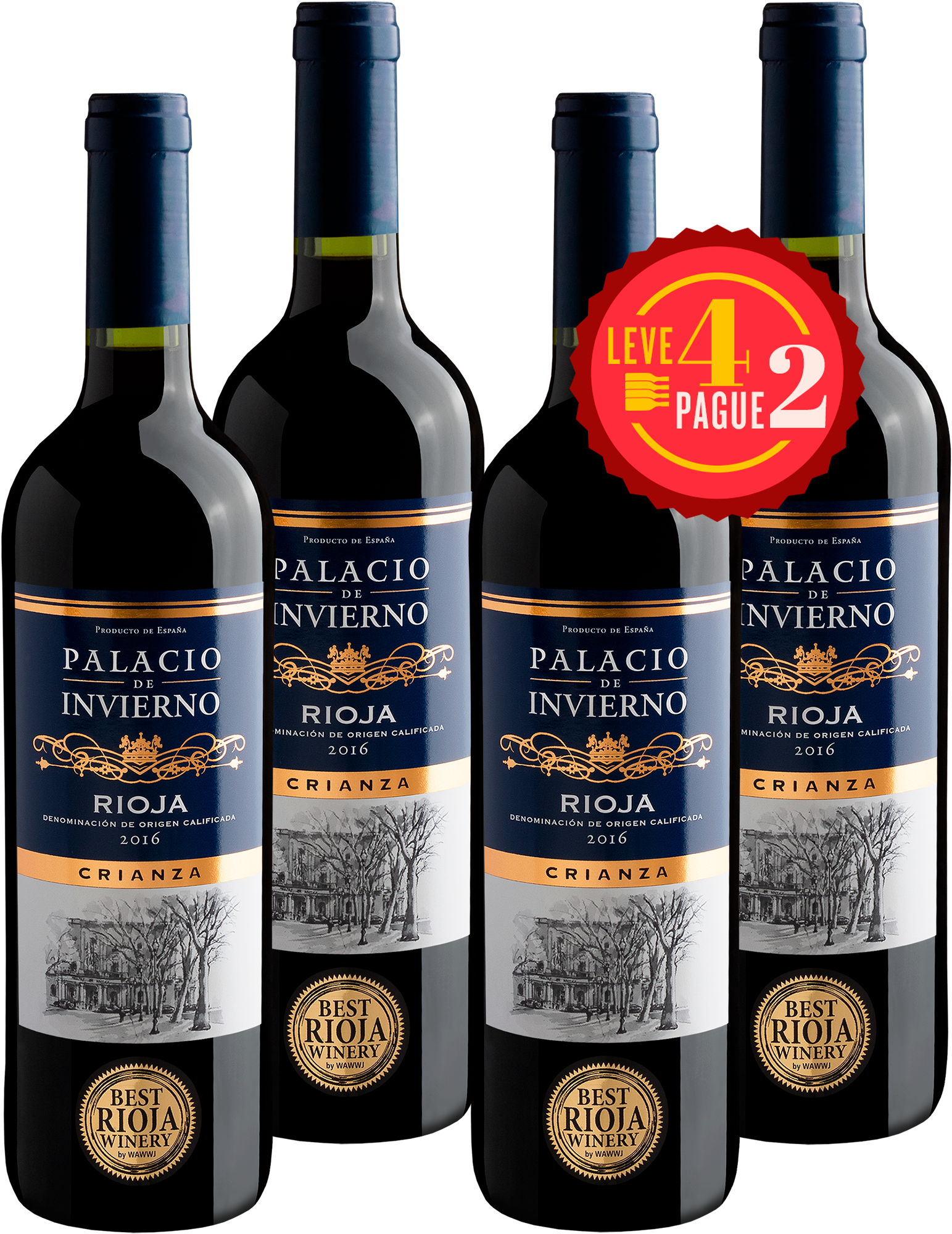 Leve 4, Pague 2: Palacio de Invierno Crianza Rioja DOCa 2016