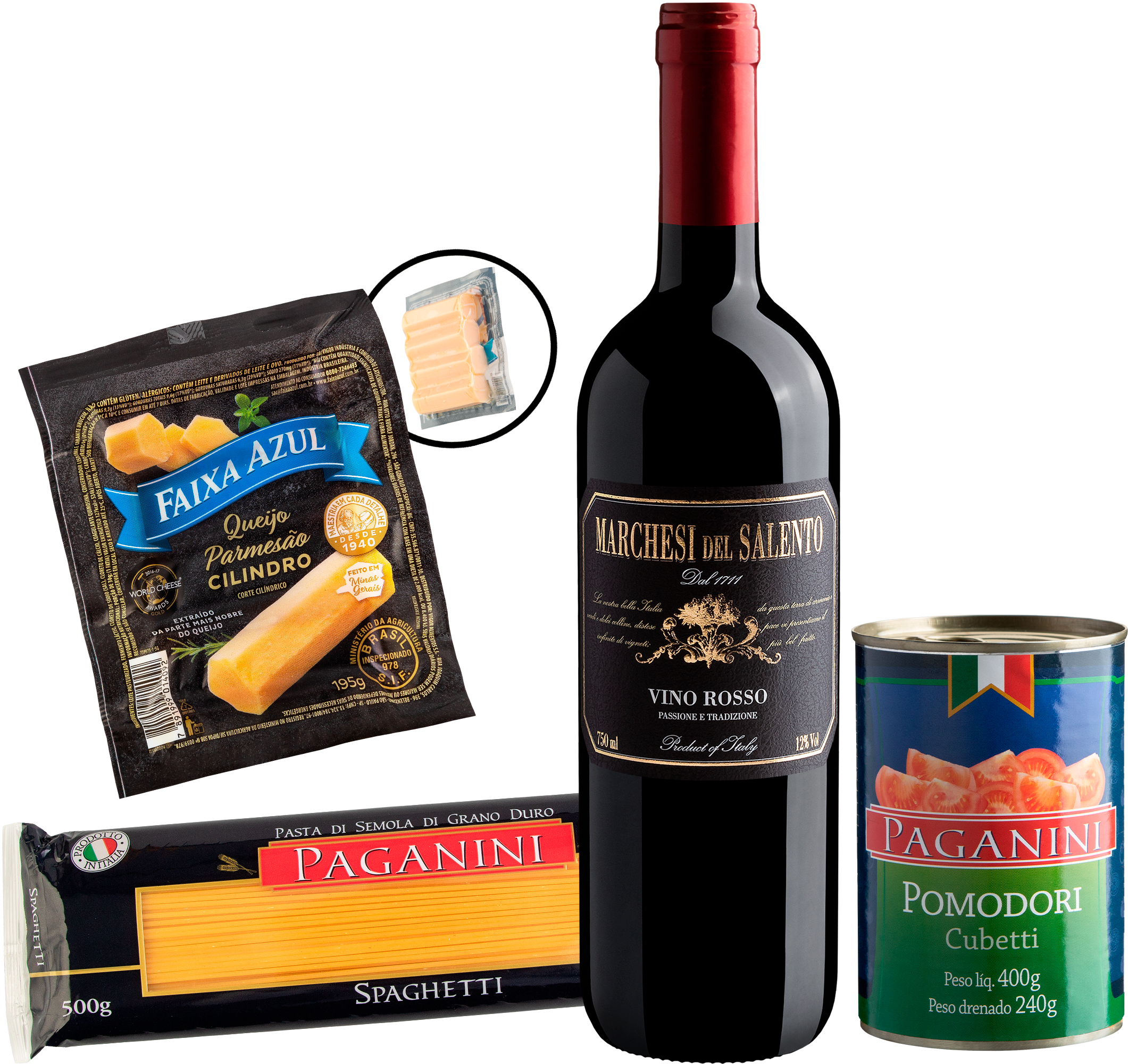 Kit Jantar Italiano