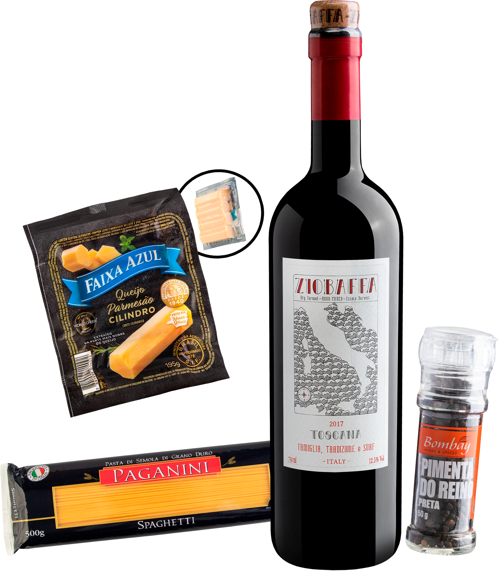Kit Cacio e Pepe com Ziobaffa