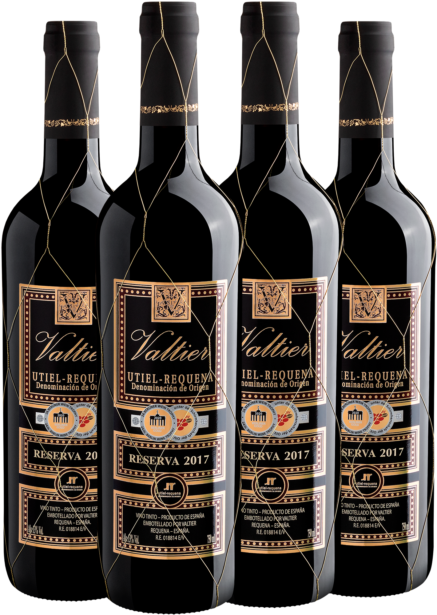 Kit 4 Valtier Reserva Utiel-Requena DOP por R$44,90 cada garrafa