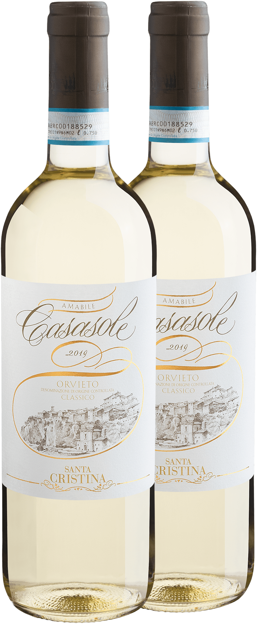 Kit 2 Santa Cristina Amabile Casasole Classico Orvieto DOC por R$99,90 cada garrafa