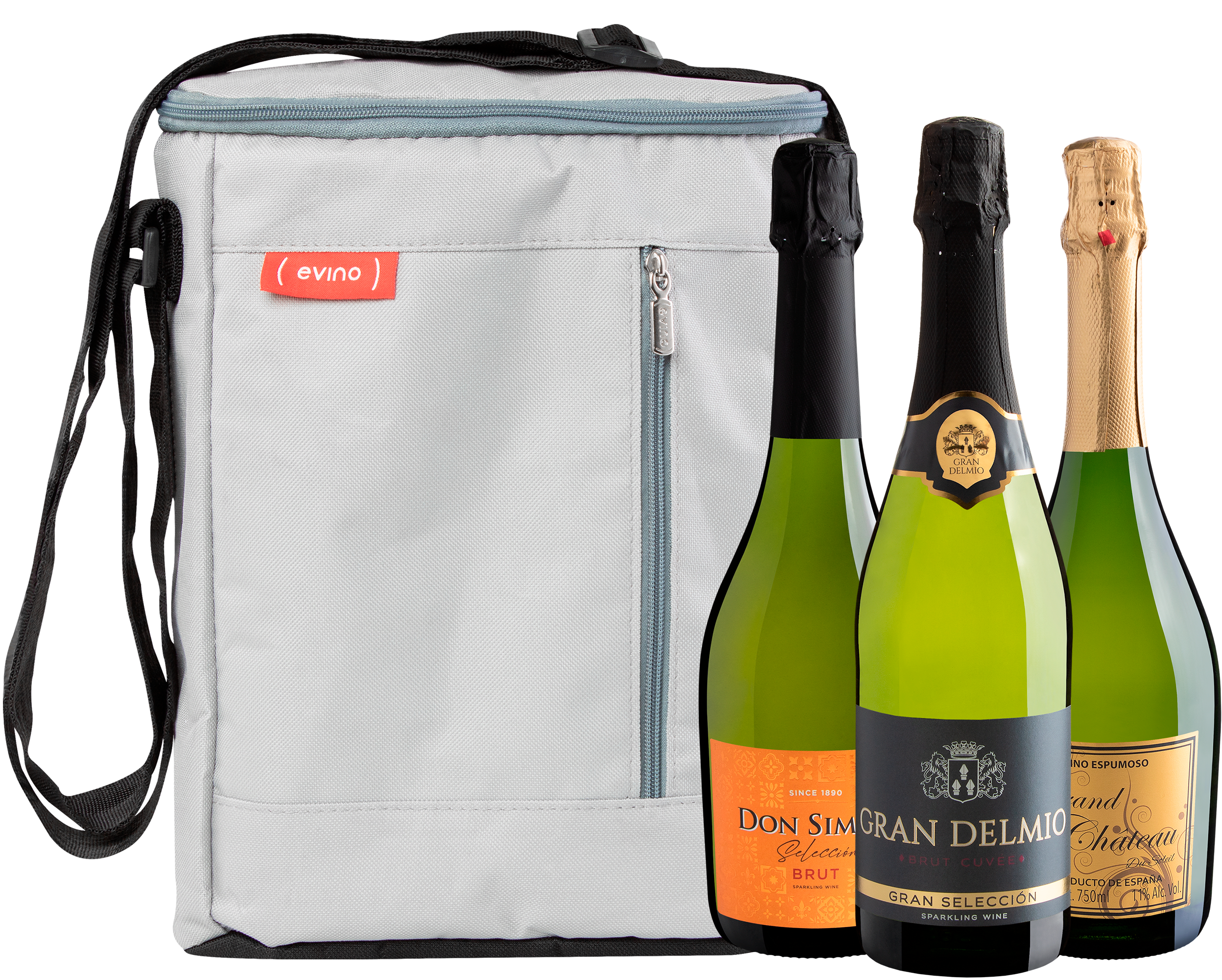Kit 3 Espumantes + Bolsa Térmica Exclusiva