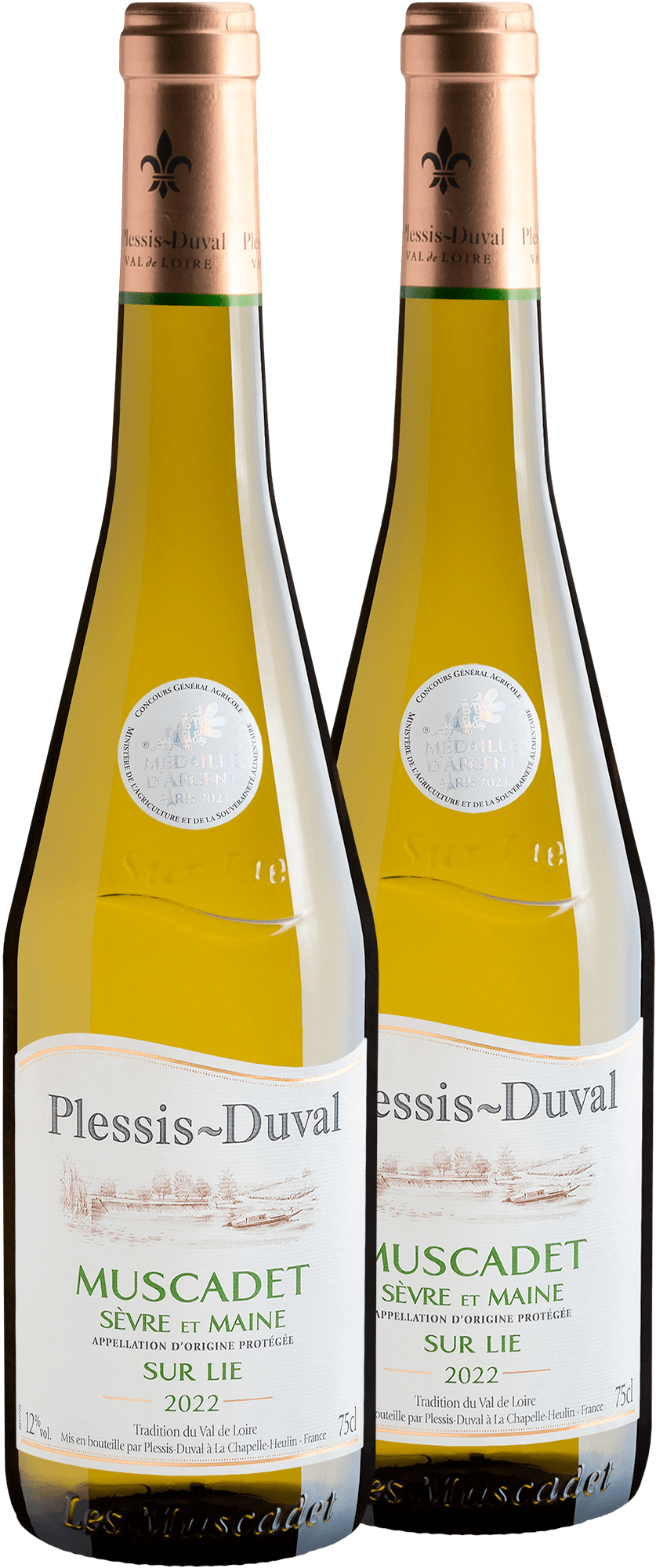 Kit 2 Plessis-Duval Muscadet Sur Lie Sèvre et Maine AOP por R$99,90 cada garrafa