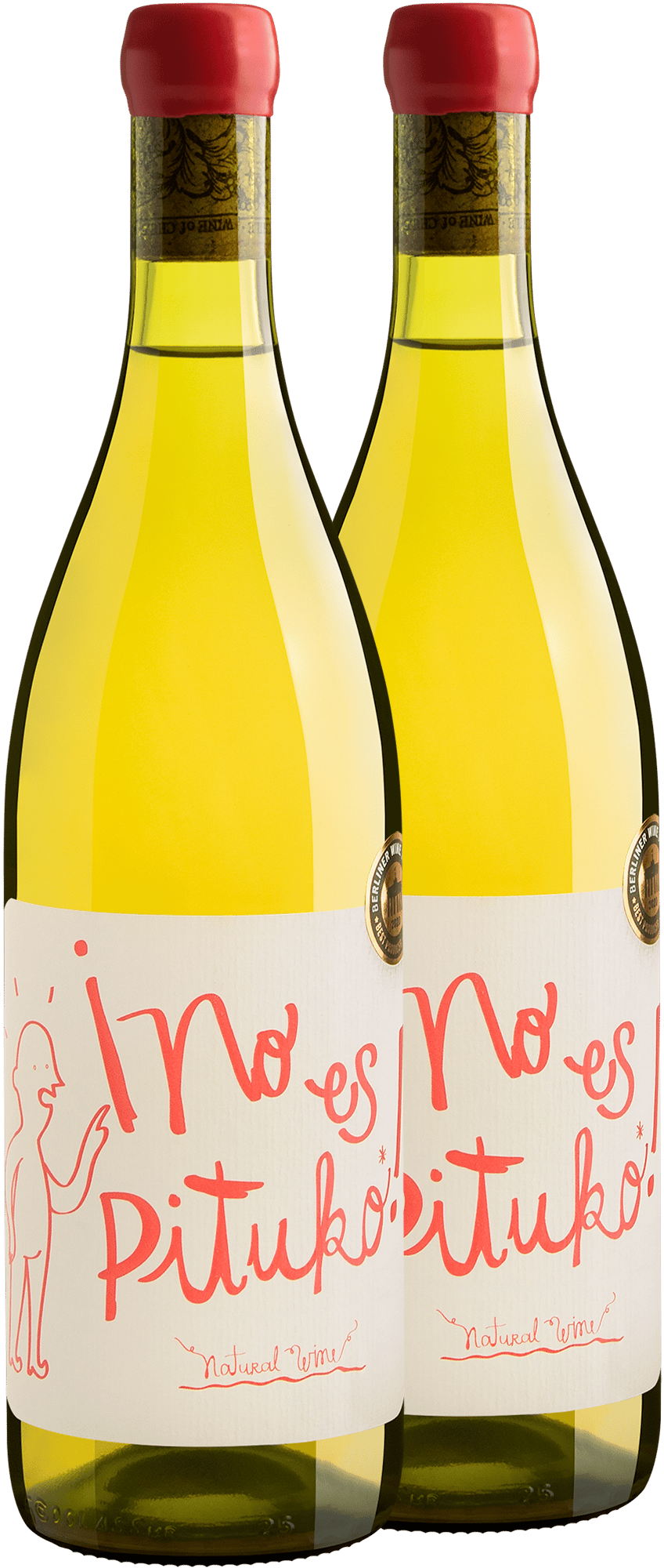 Kit 2 No es Pituko Chardonnay por R$89,90 cada garrafa