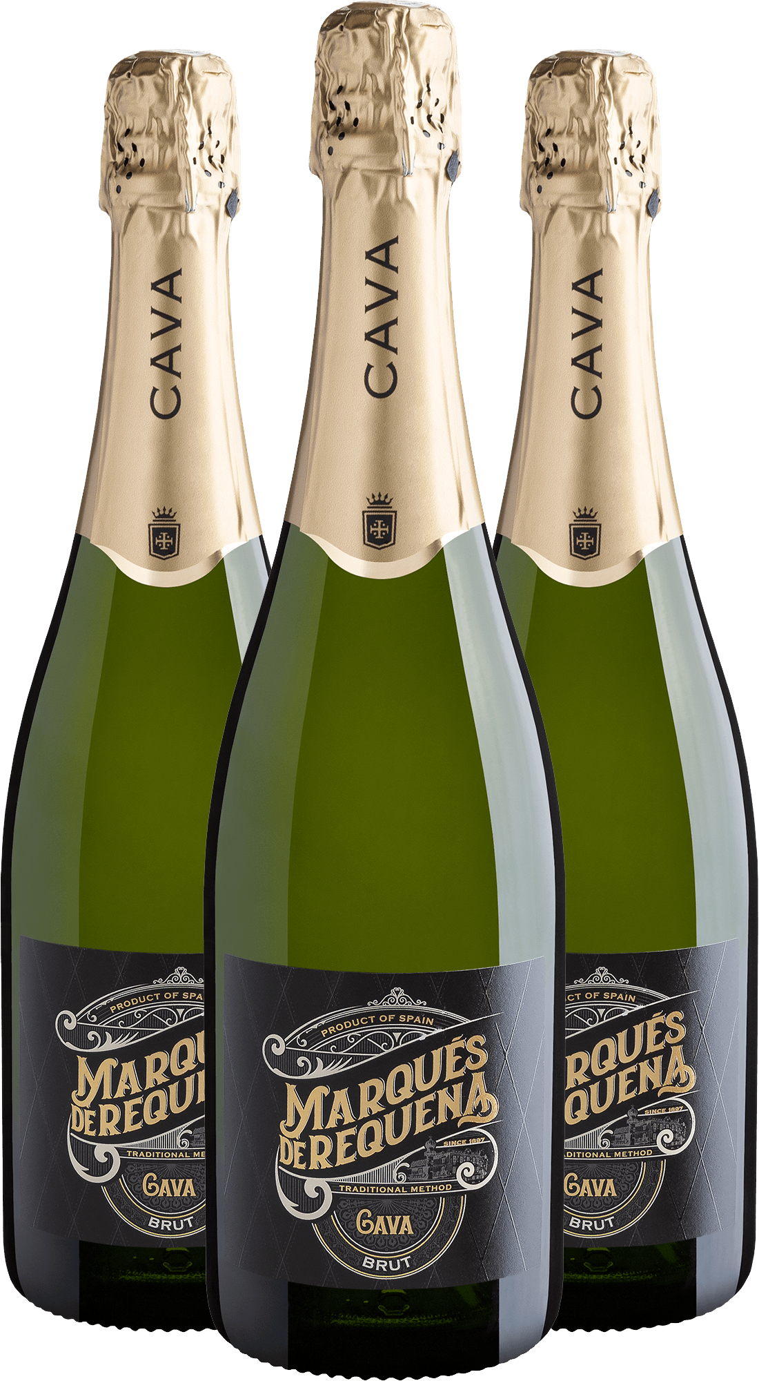 Kit 3 Marqués de Requena Cava Brut por R$59,90 cada garrafa + Frete Grátis*
