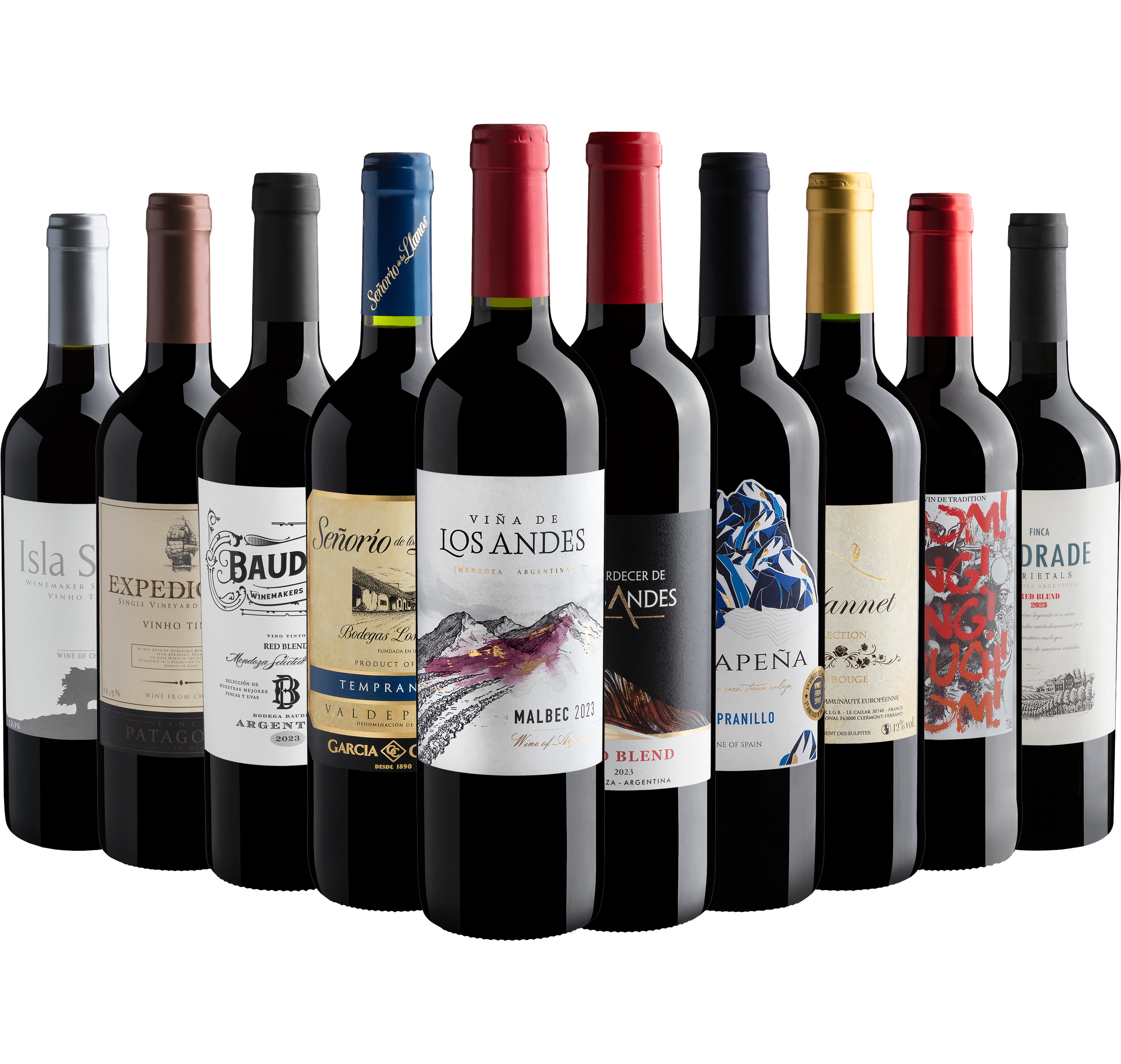 Kit 10 vinhos por R$ 23,90 cada garrafa + Frete Grátis*