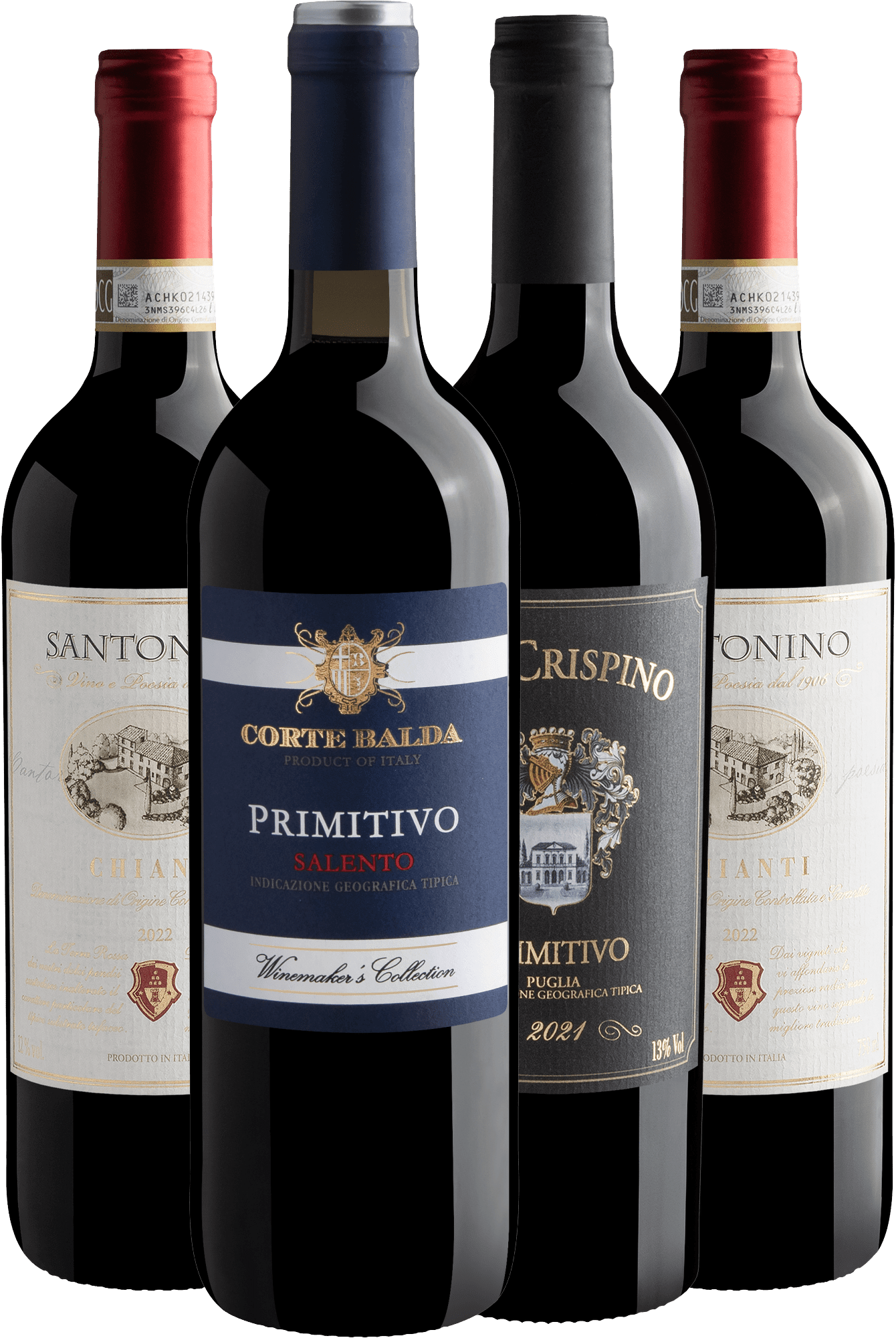 Kit 2 Primitivos + 2 Chiantis