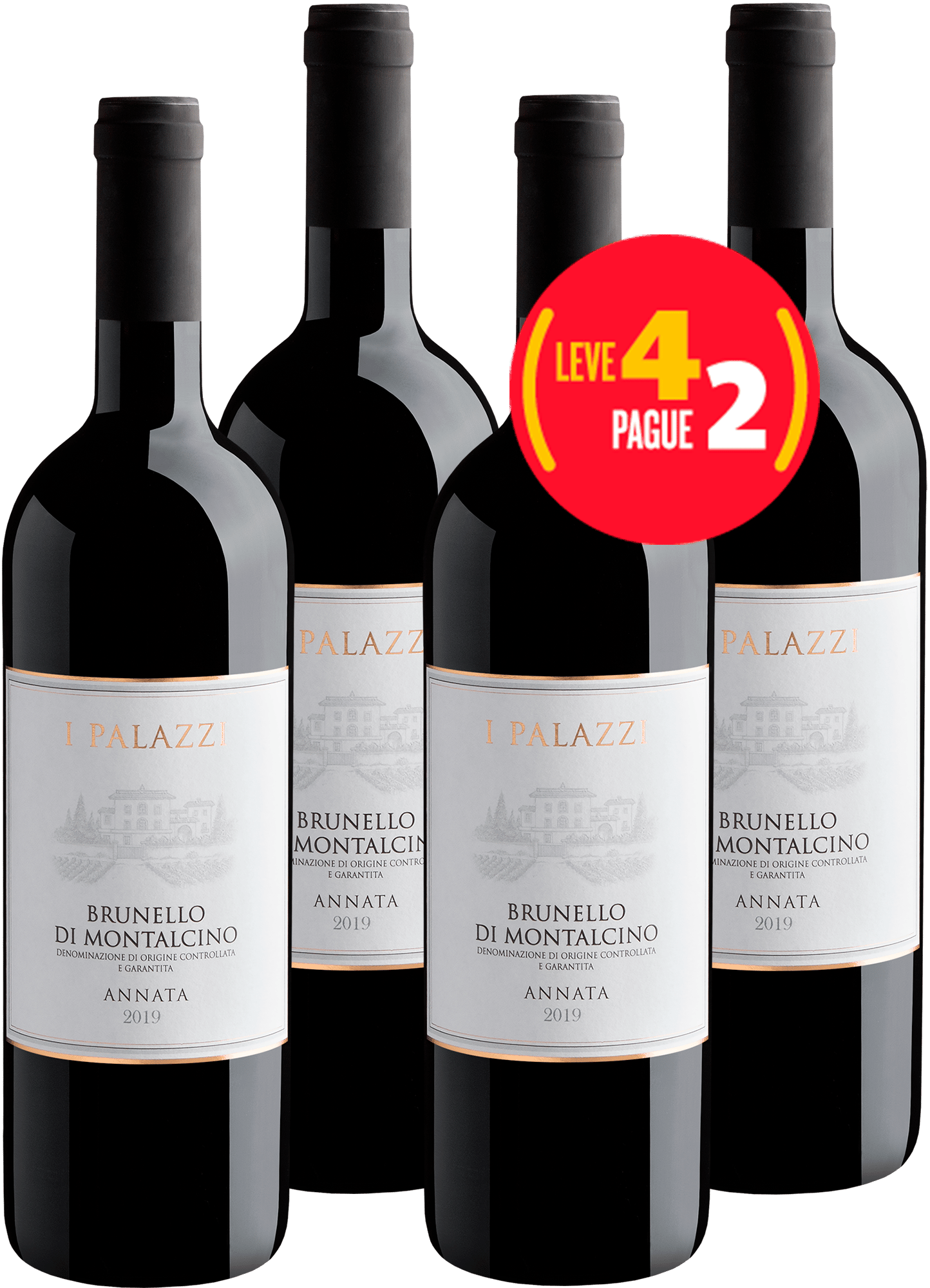 Kit Leve 4 Pague 2 I Palazzi Brunello di Montalcino DOCG