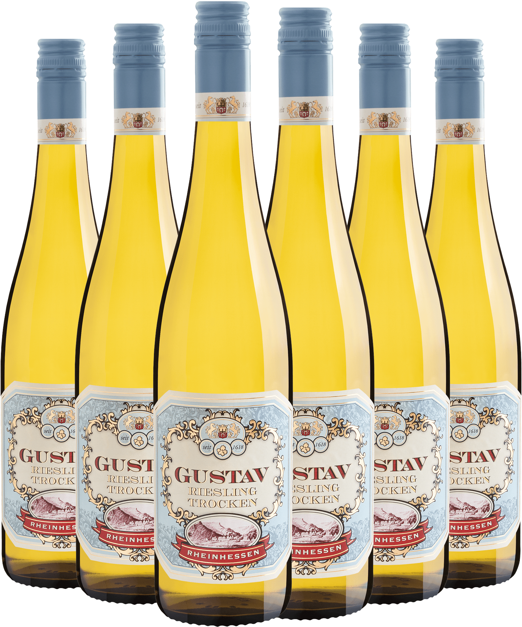 Kit 6 Gustav Riesling Trocken Rheinhessen por R$59,90 cada garrafa