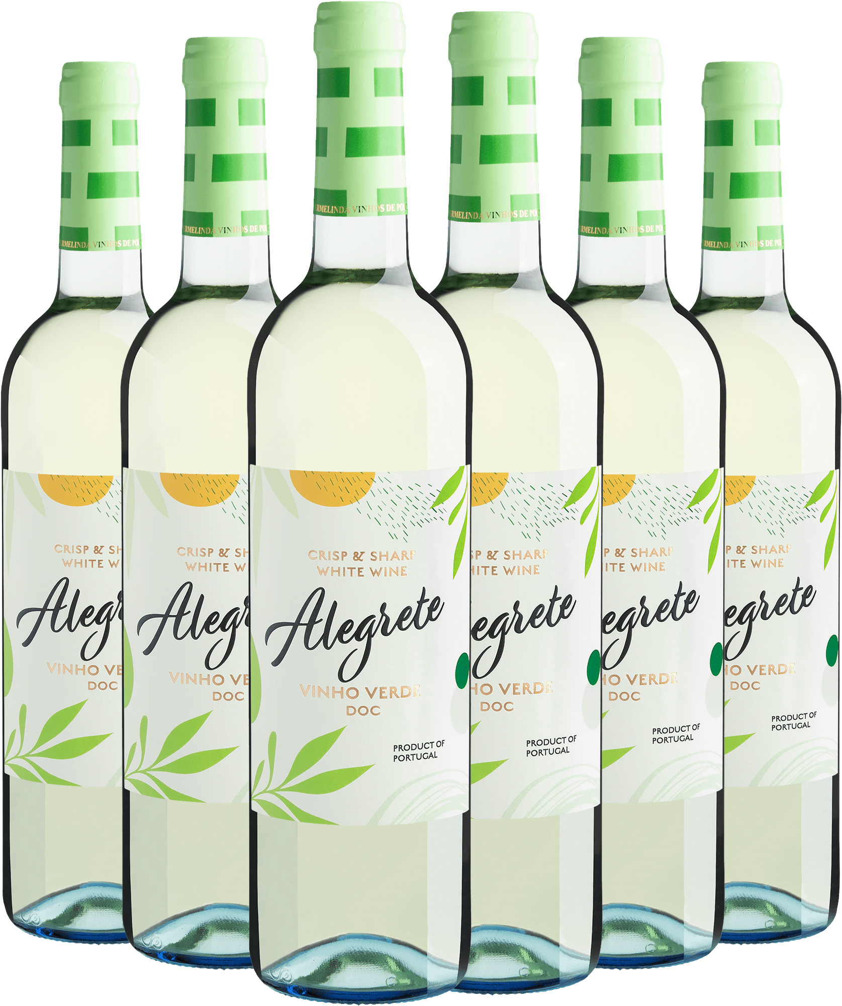 Kit 6 Alegrete Crisp & Sharp Vinho Verde DOC