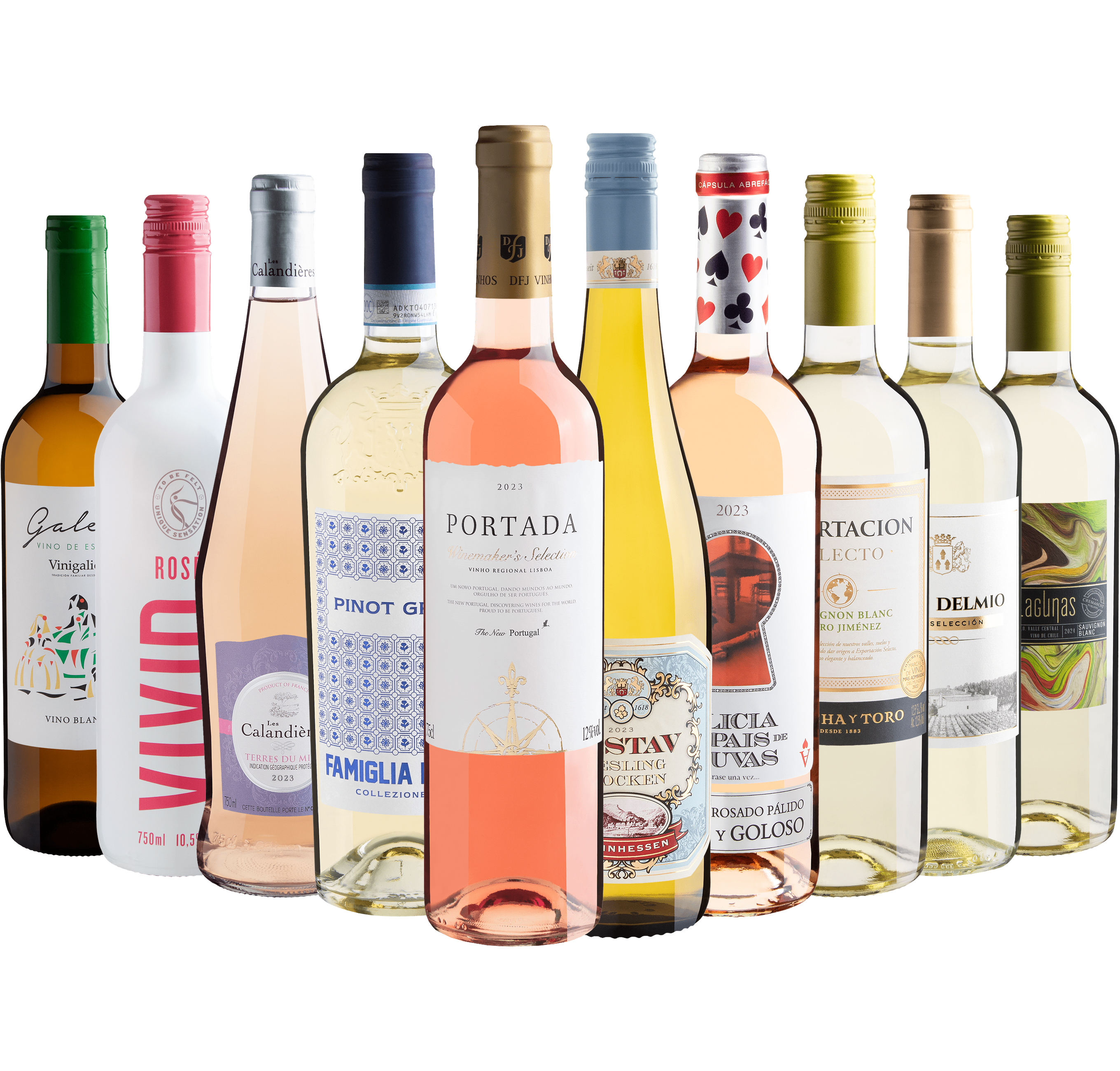 Kit 10 Best Sellers Refrescantes por R$39,90 cada garrafa