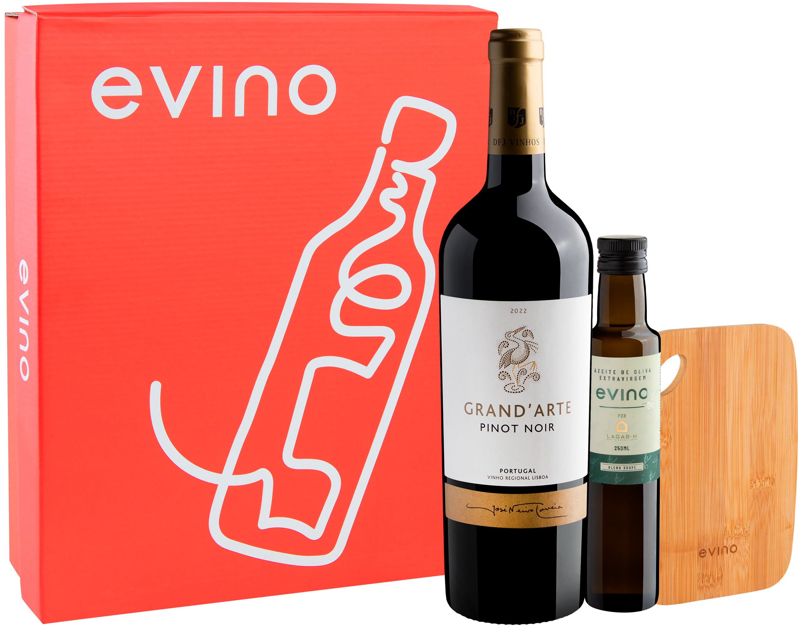 Kit Presente para Harmonizar com Grand'Arte Pinot Noir + Frete Grátis*
