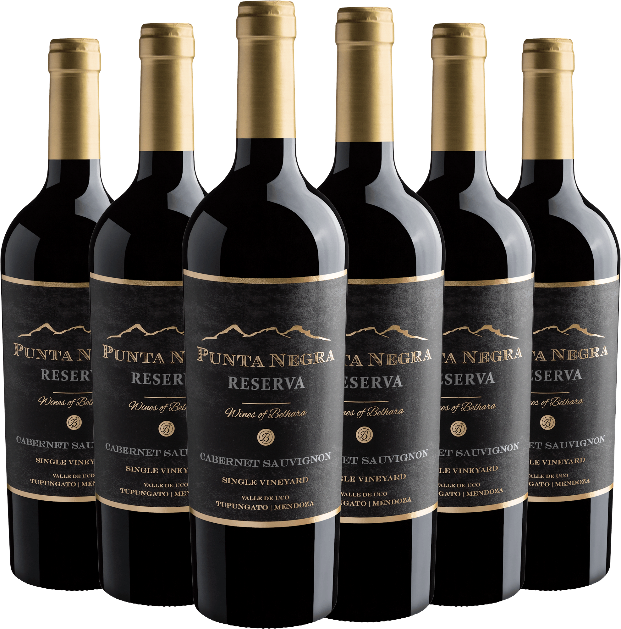 Kit 6 Punta Negra Reserva Cabernet Sauvignon Single Vineyard por R$49,90 cada garrafa