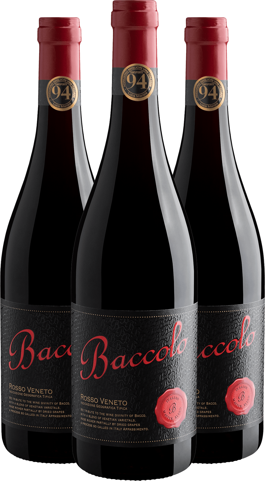 Kit 3 Baccolo Appassimento Rosso Veneto IGT