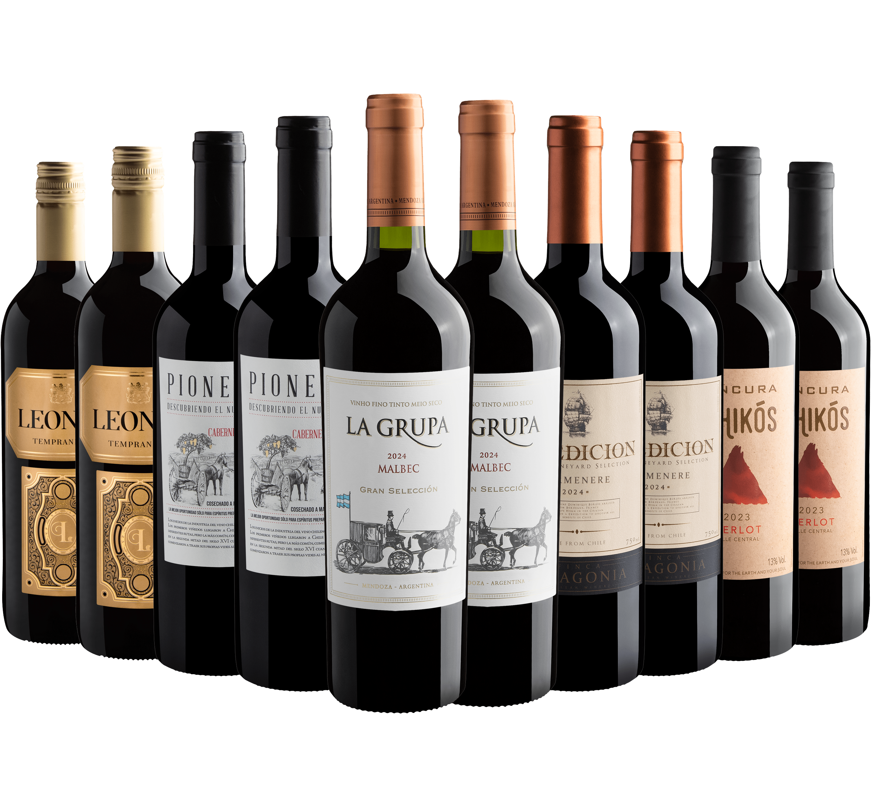 Kit Uvas Ícones | 10 garrafas por R$29,90 cada*