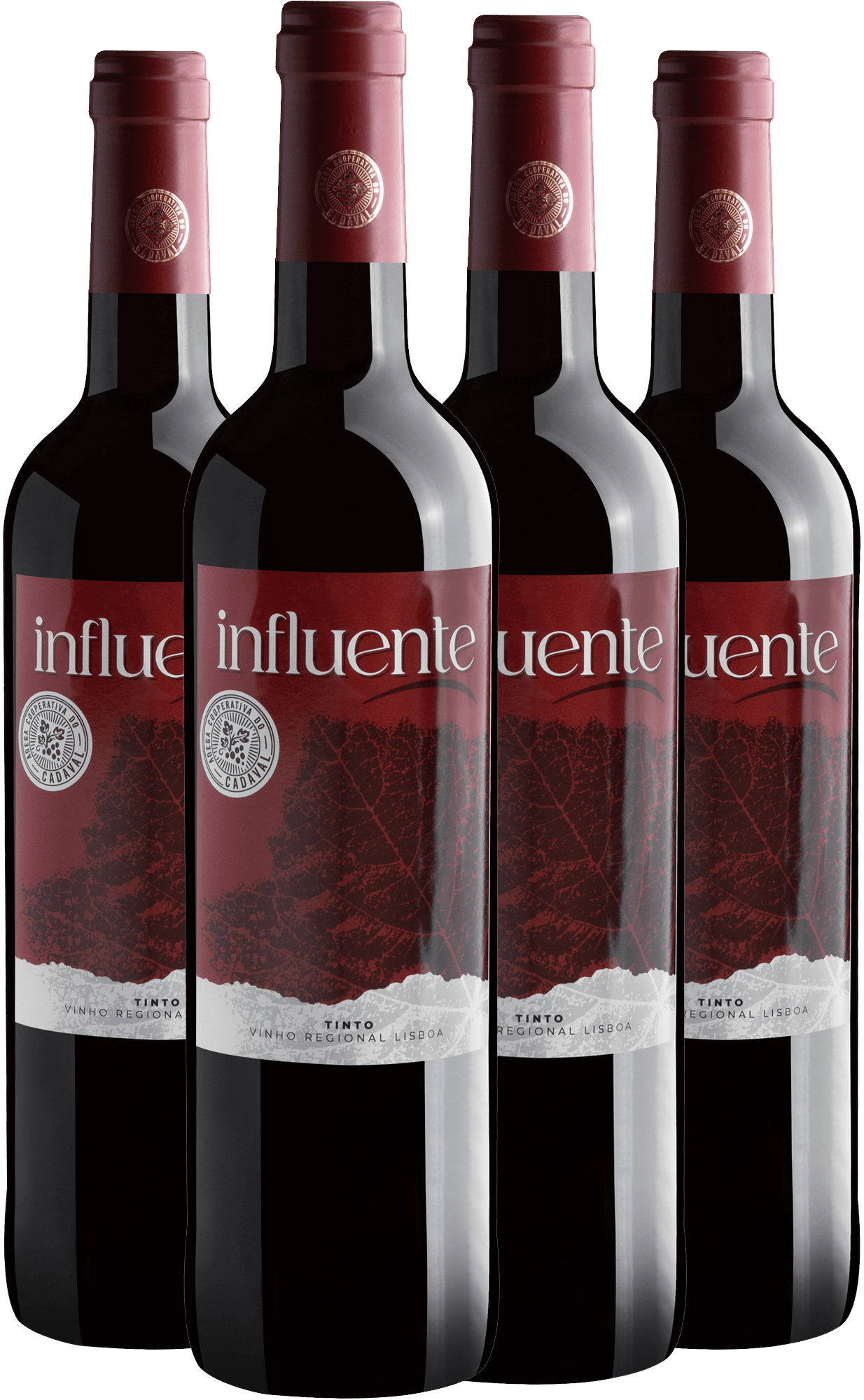 Kit 4 Influente Tinto Vinho Regional Lisboa