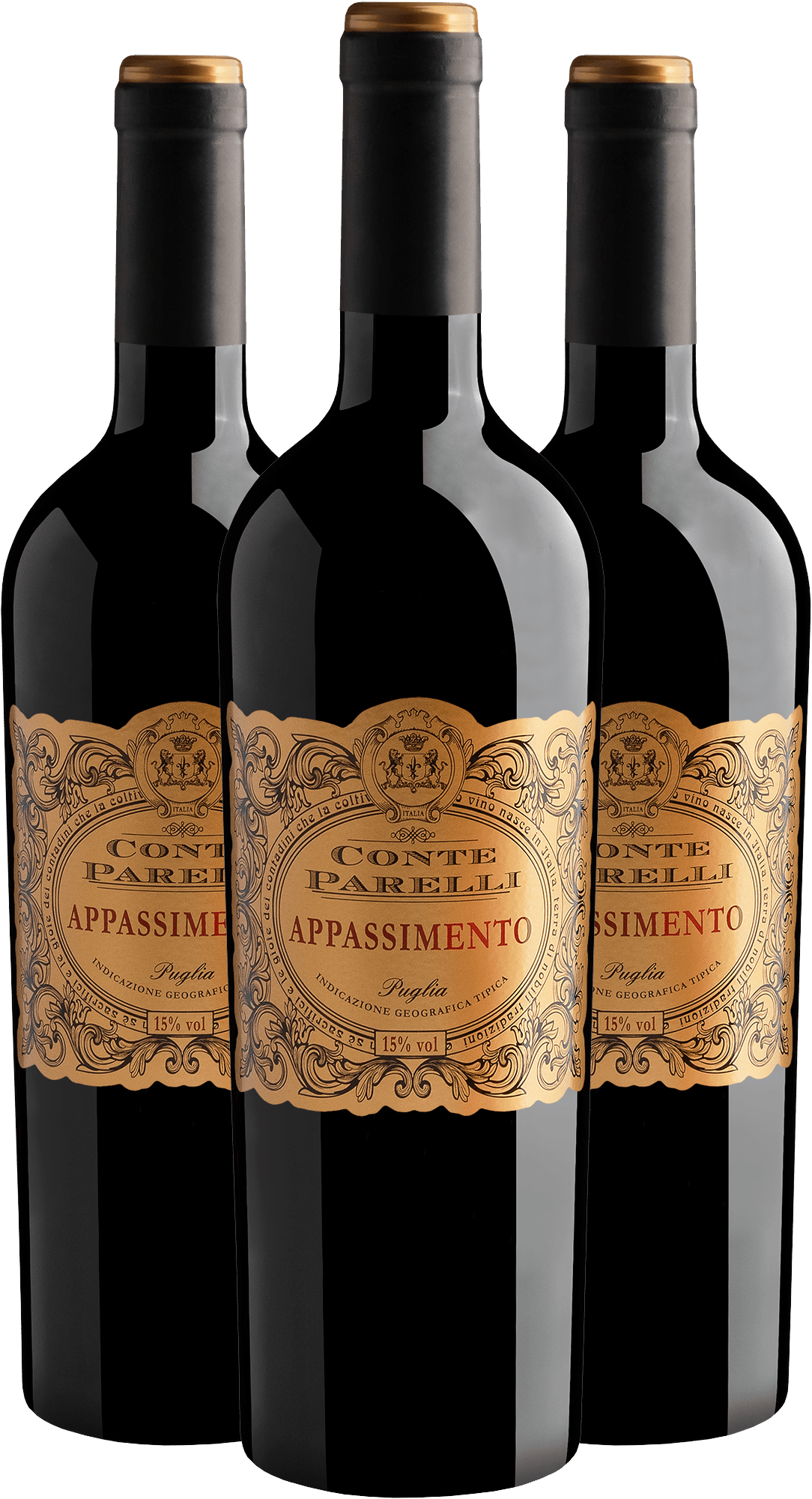 Kit 3 Conte Parelli Appassimento Puglia IGT