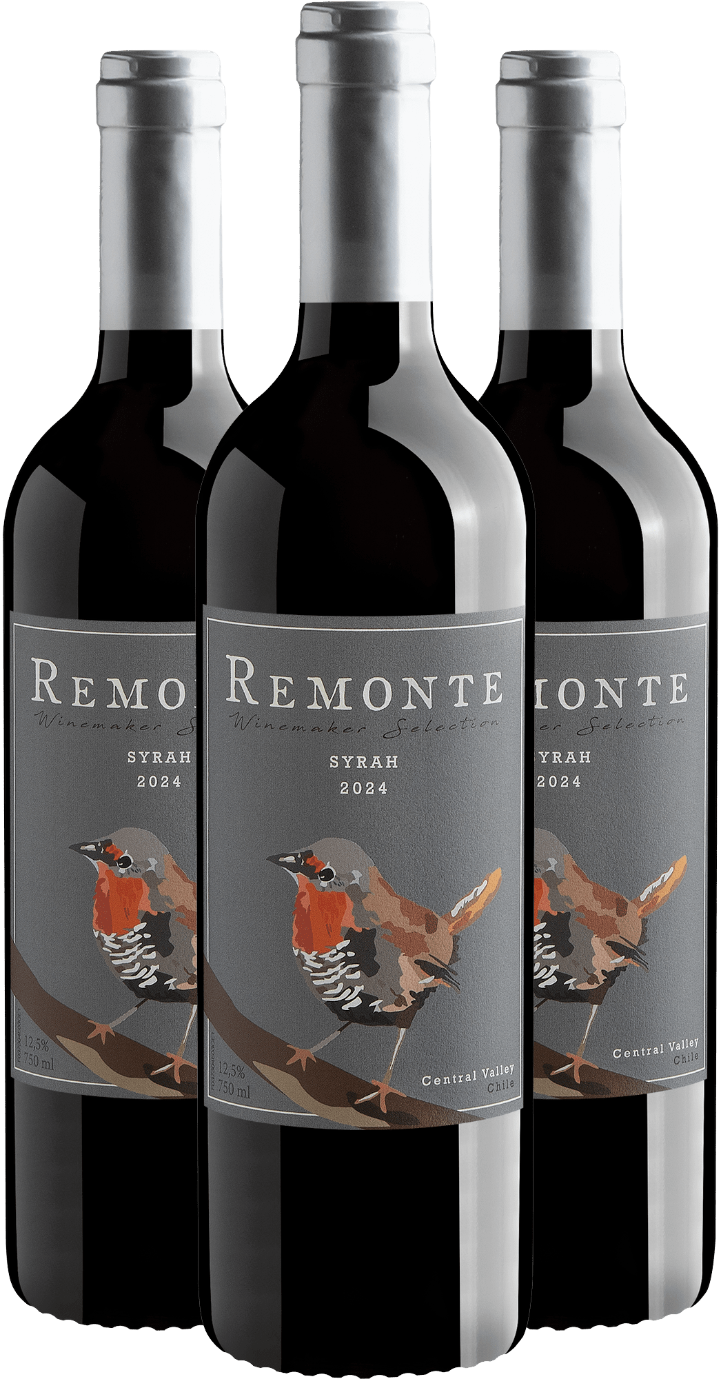 Kit 3 Remonte Winemaker Selection Syrah por R$99,90