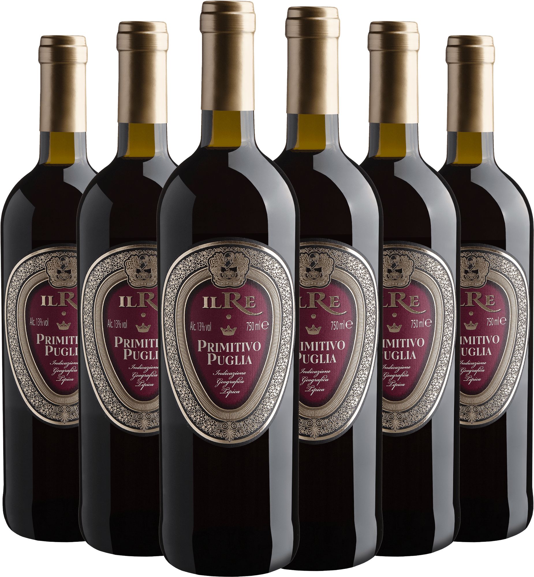 Kit 6 IL Re Primitivo Tarantino IGT