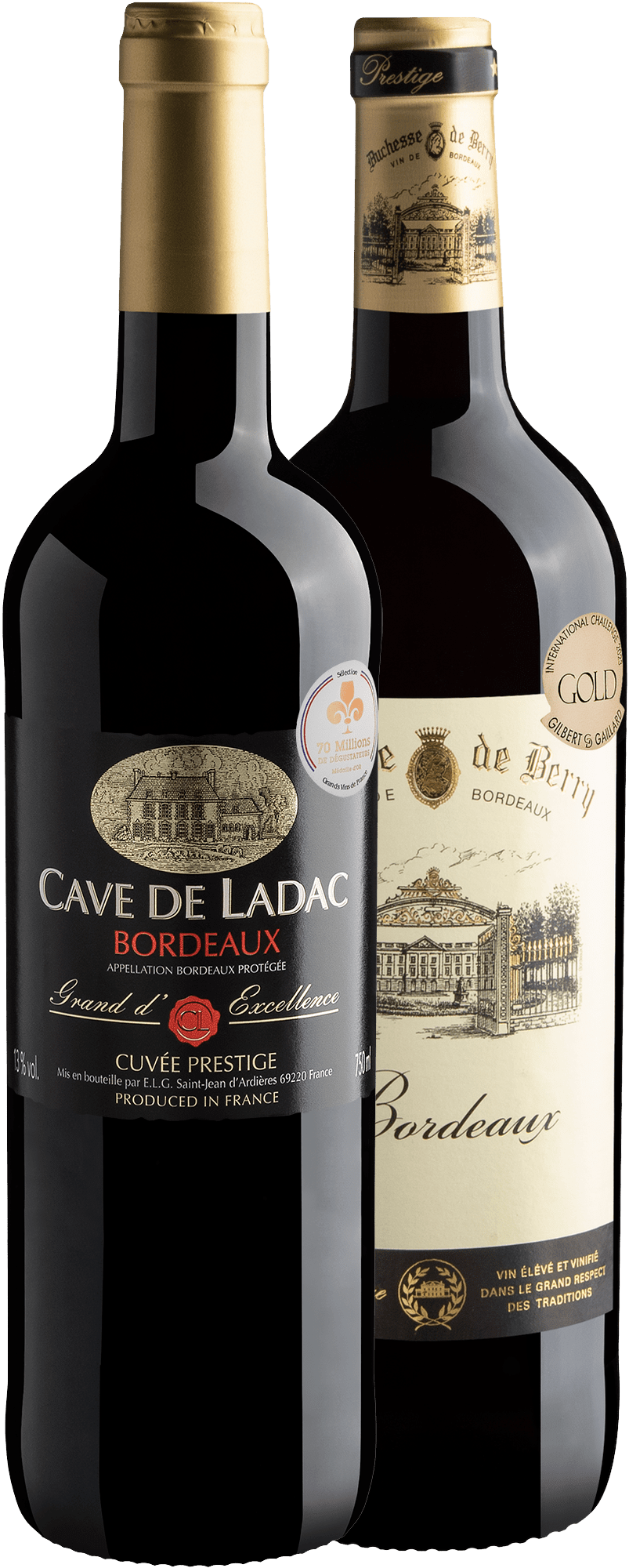 Kit 2 Bordeaux Premiados