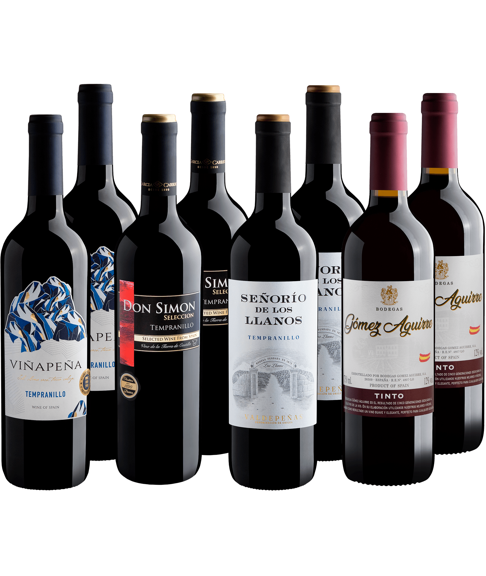 Kit A Noite dos Tempranillos | 8 garrafas por R$28,90 cada*