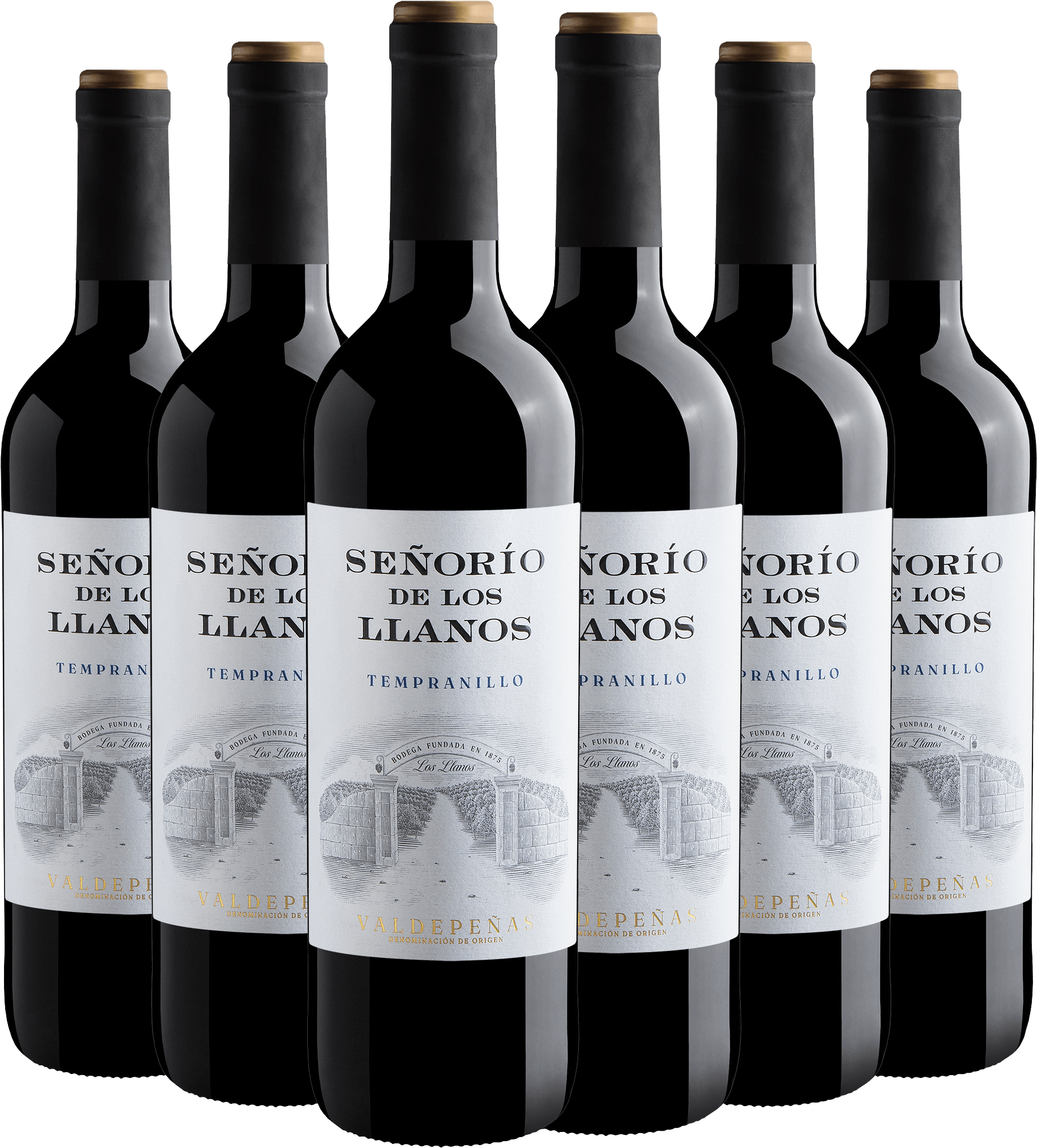 Kit 6 Señorio de Los Llanos Tempranillo Valdepeñas D.O.