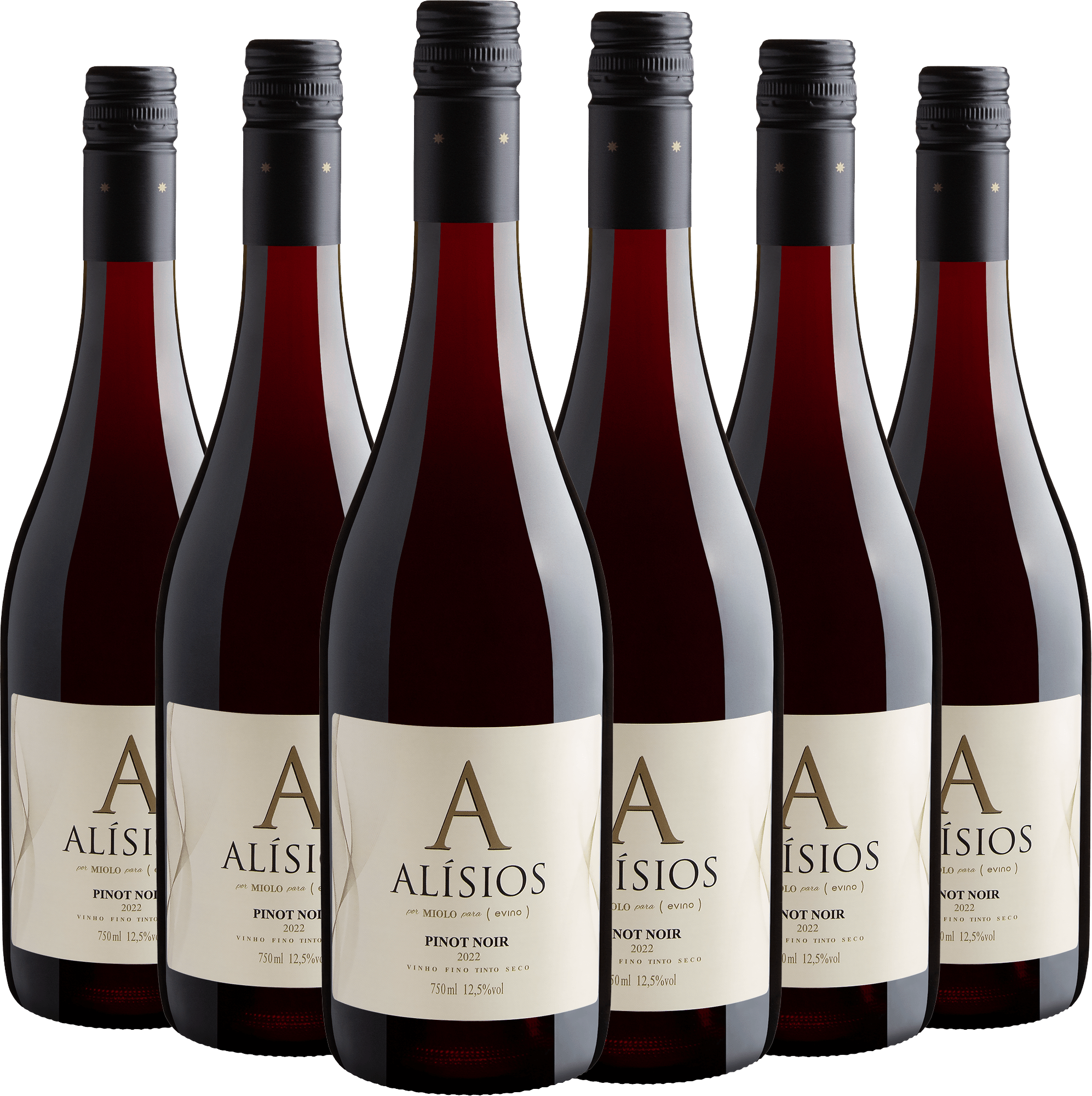 Kit 6 Alísios Pinot Noir por R$49,90 cada garrafa