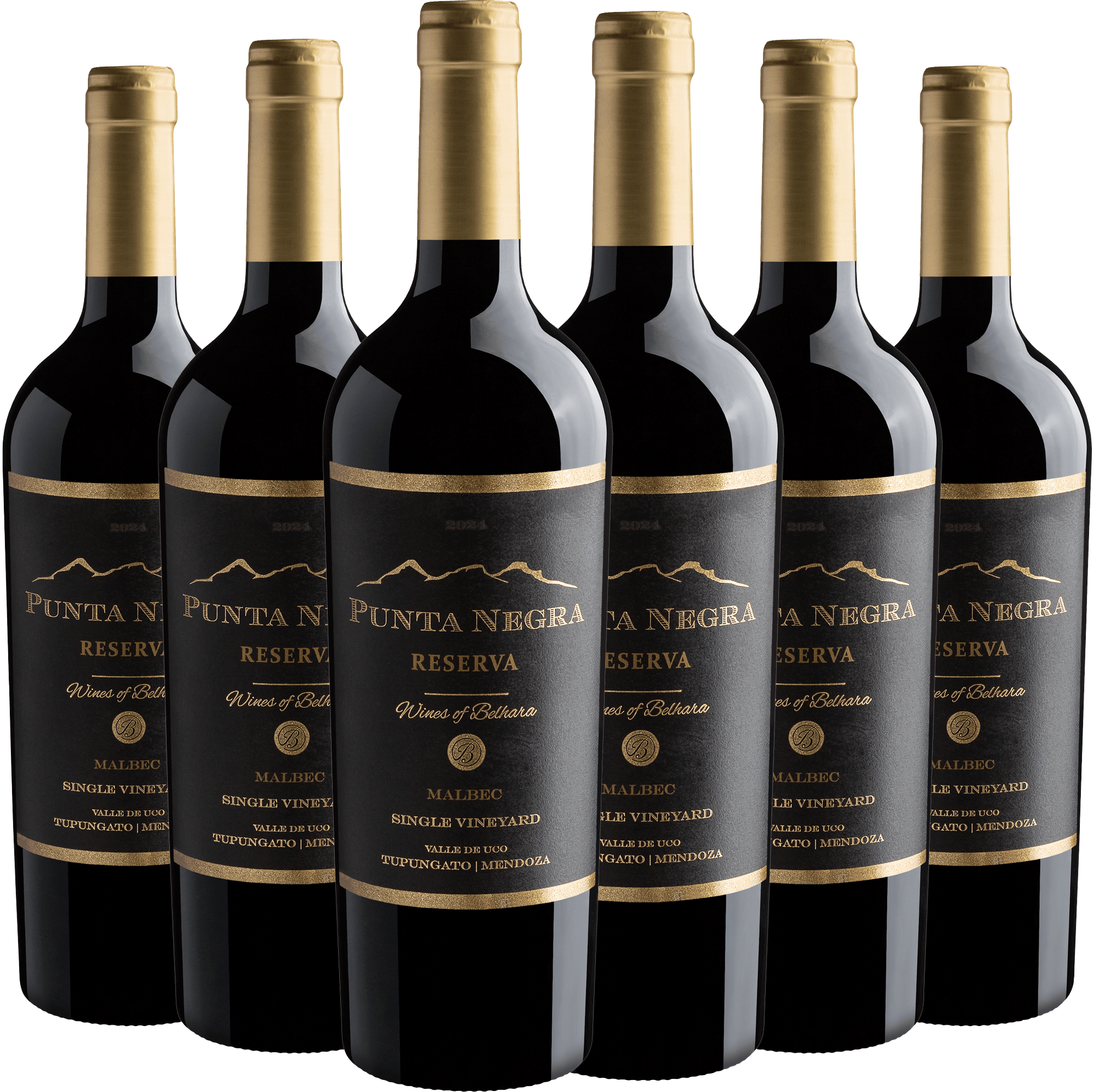 Kit 6 Punta Negra Reserva Malbec
