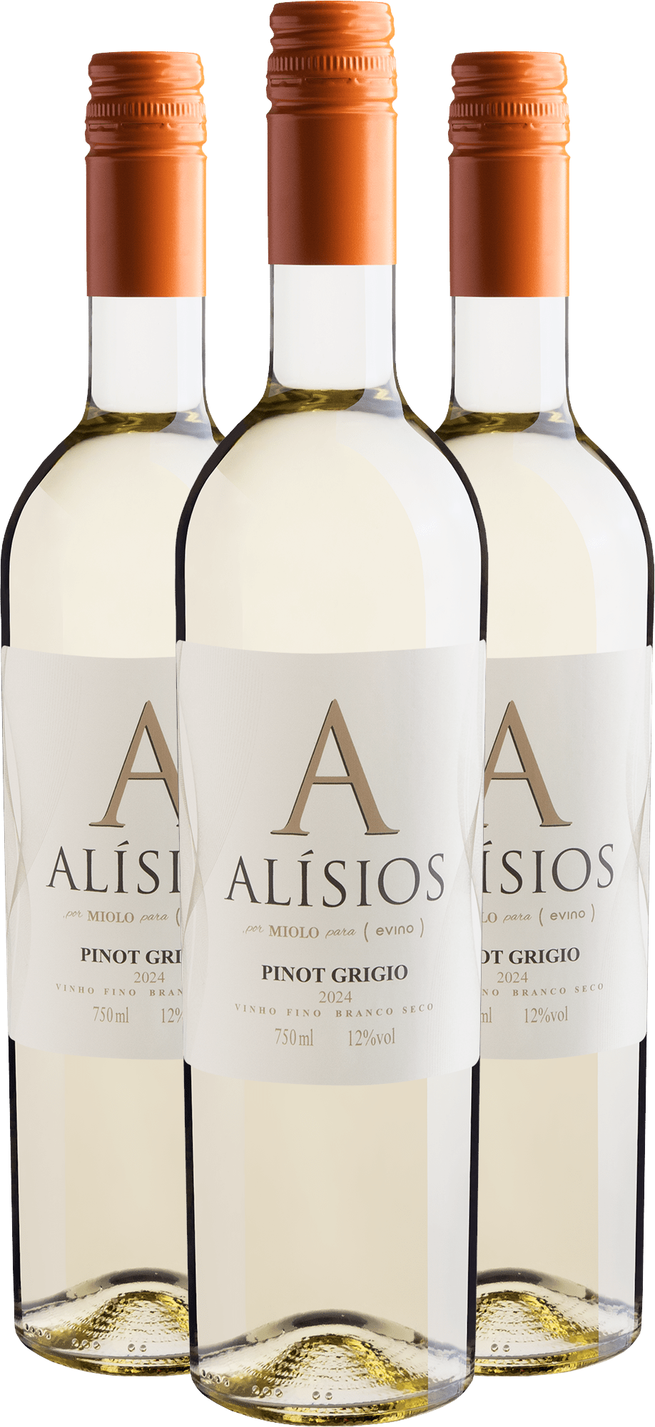 Kit 3 Alísios Pinot Grigio por R$54,90 cada garrafa