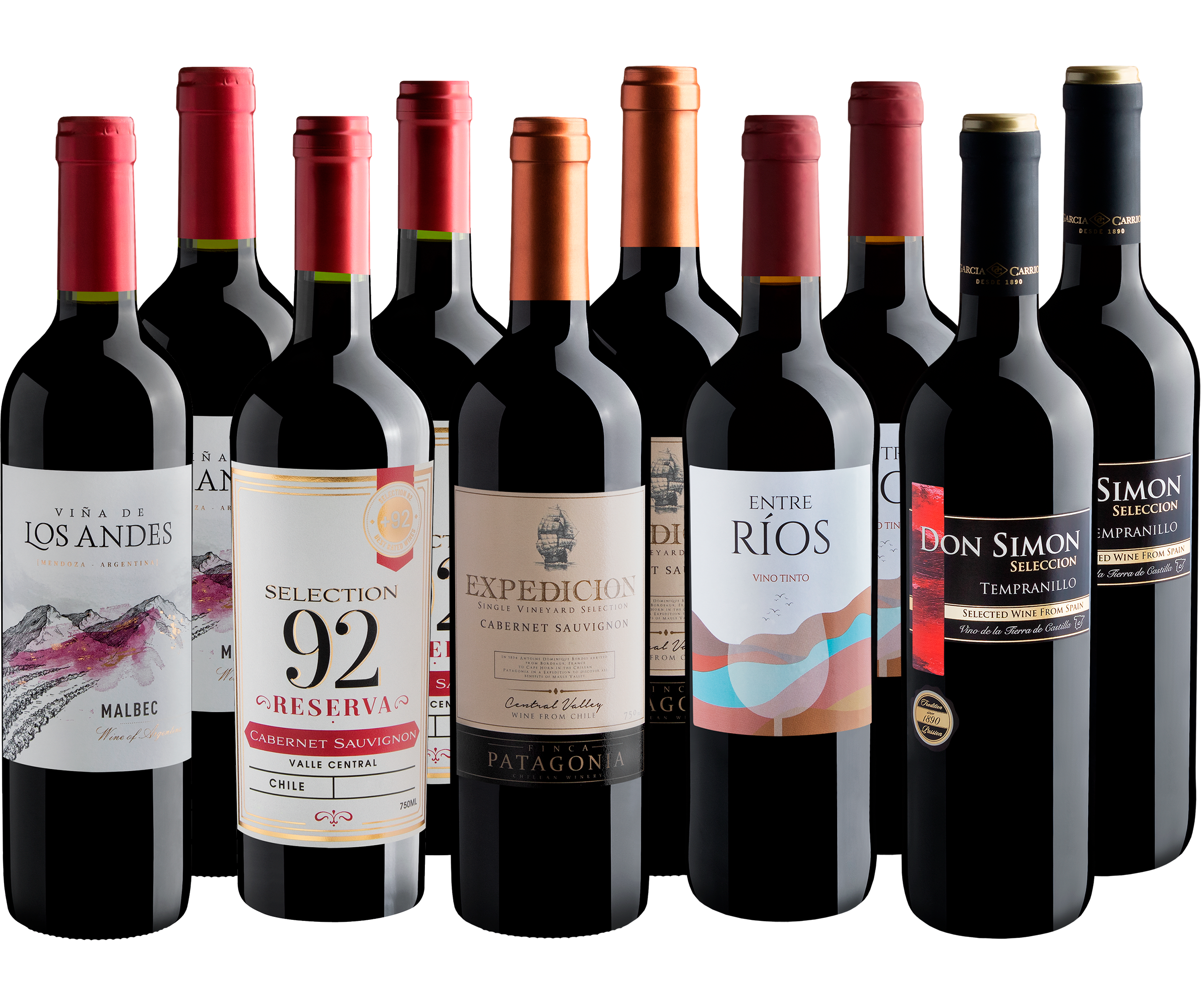 Kit Best Sellers em Dobro | 10 garrafas por R$25,90 cada