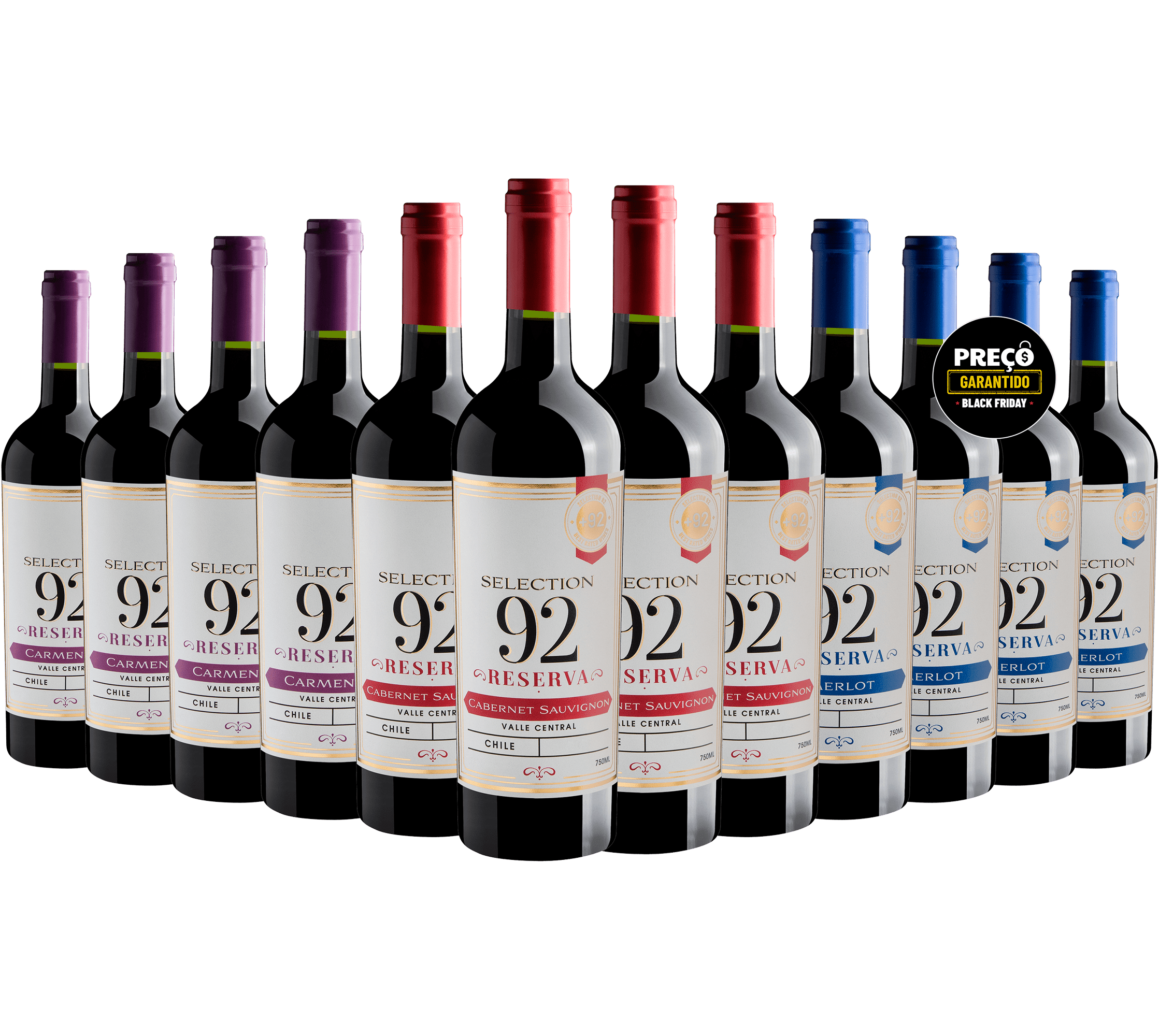 Kit Linha Selection 92 Reserva | 12 garrafas por R$21,90 cada*