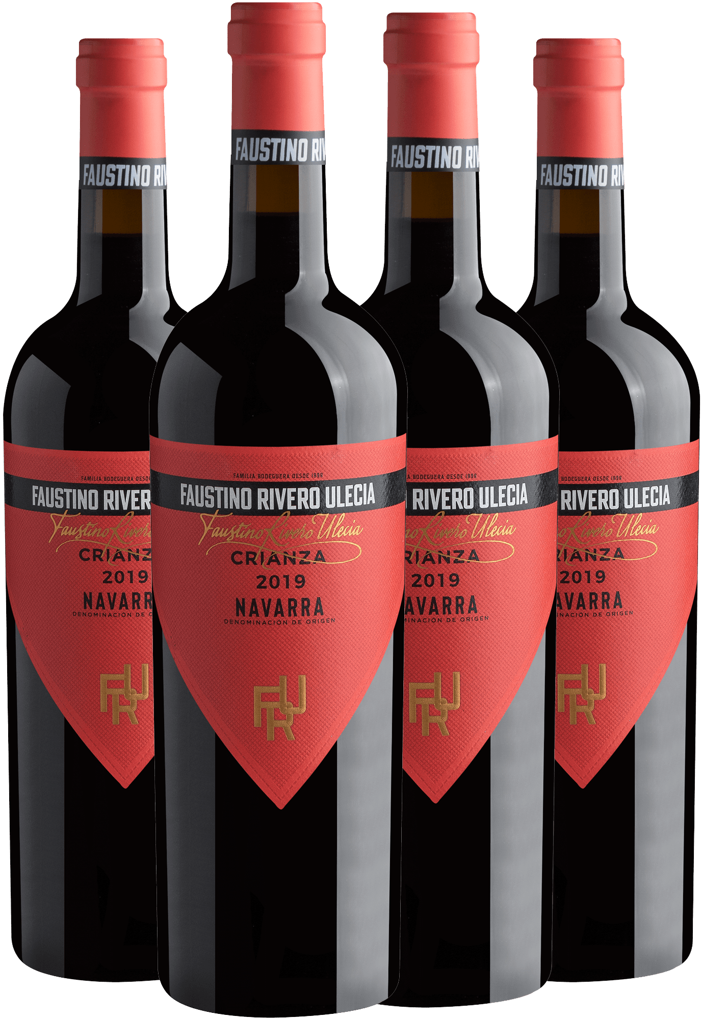 Kit 4 Faustino Rivero Ulecia Crianza Navarra D.O.
