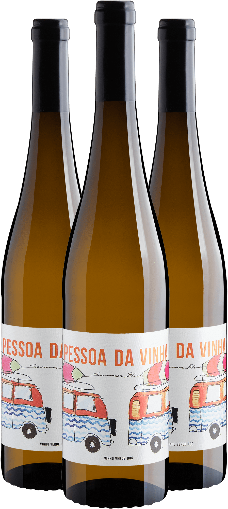Kit 3 Pessoa da Vinha Summer Blend Vinho Verde DOC por R$69,90 cada garrafa