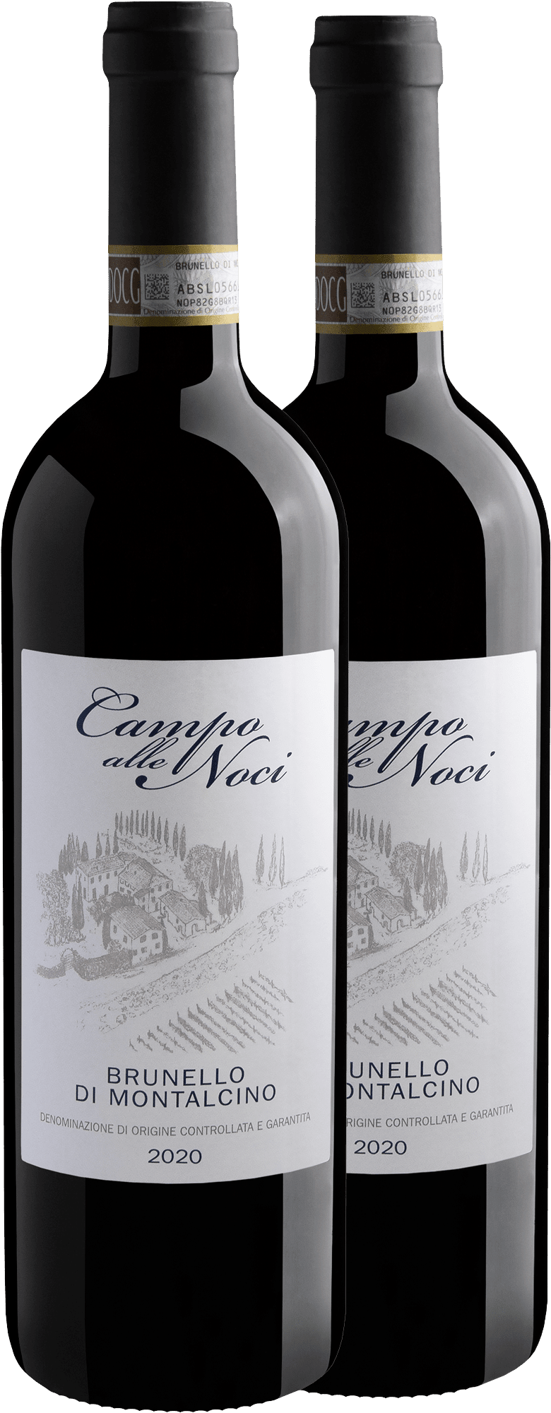 Kit 2 Campo Alle Noci Brunello di Montalcino DOCG por R$349,90 cada garrafa