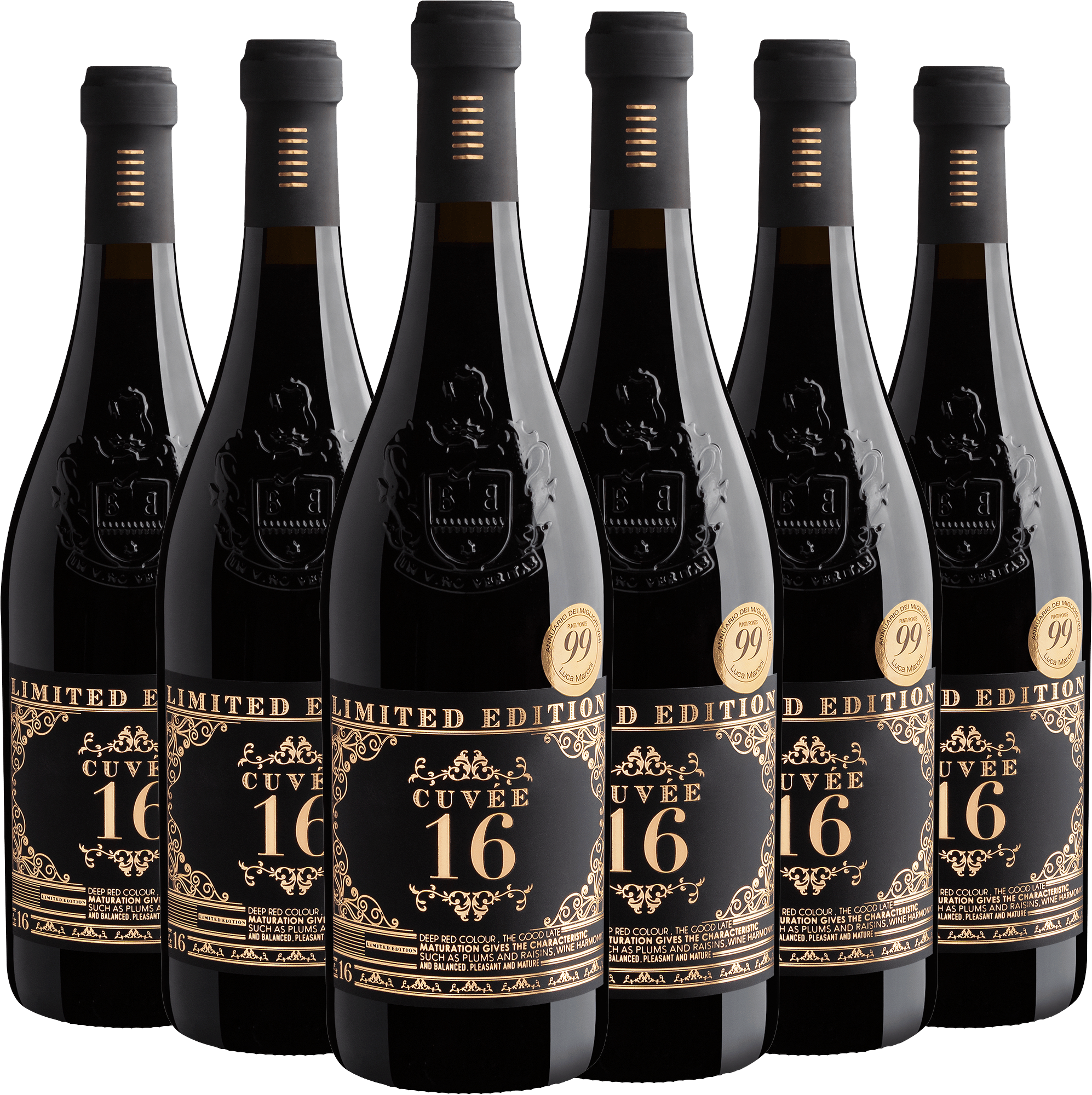 Kit 6 Cuvée 16 Limited Edition Vino Rosso d'Italia