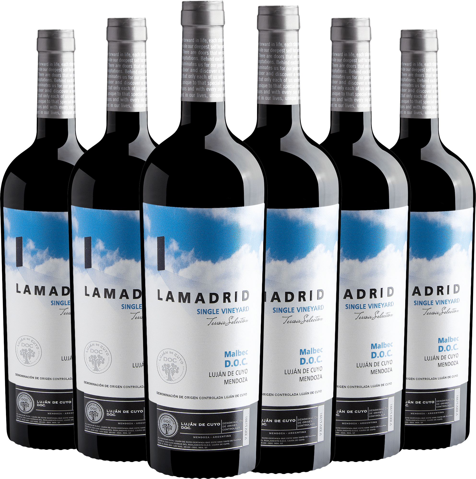 Kit 6 Lamadrid Single Vineyard Terroir Selection Malbec DOC por R$84,90 cada garrafa