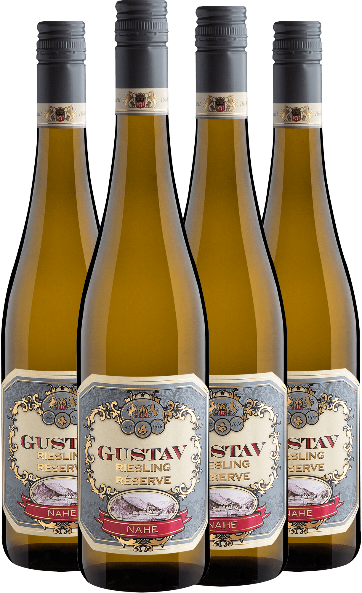 Kit 4 Gustav Riesling Réserve por R$74,90 cada garrafa + Frete Grátis*