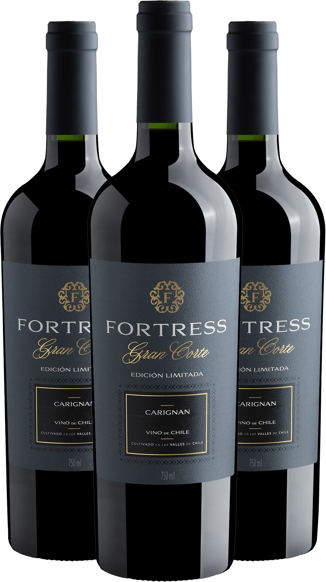 Kit 3 Fortress Gran Corte Edición Limitada por R$59,90 cada garrafa
