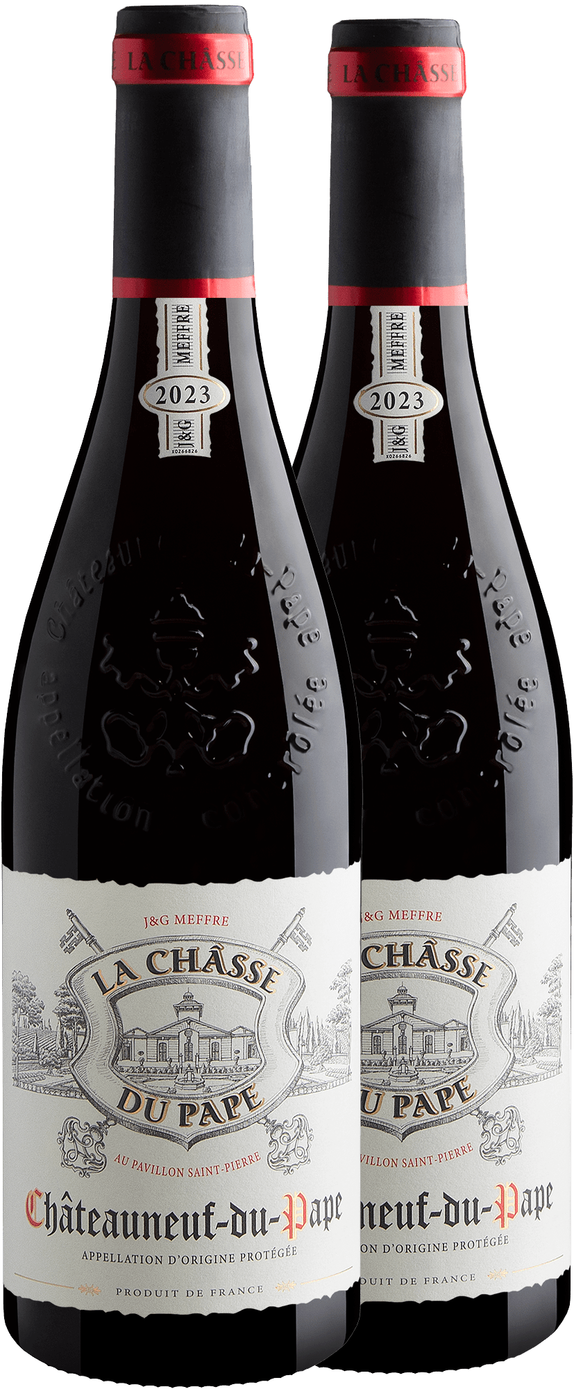Kit 2 La Châsse du Pape Châteauneuf-du-Pape AOP por R$389,90 cada garrafa
