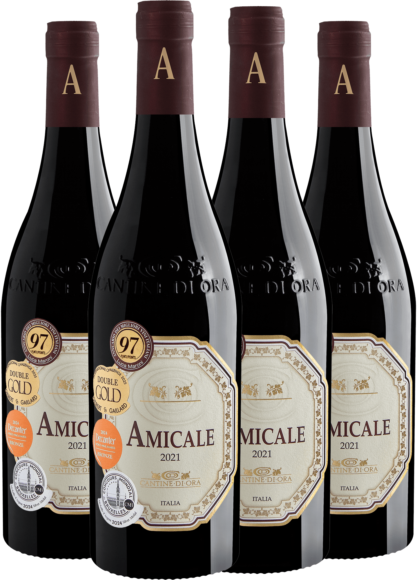 Kit 4 Amicale Vino Rosso Veneto IGT