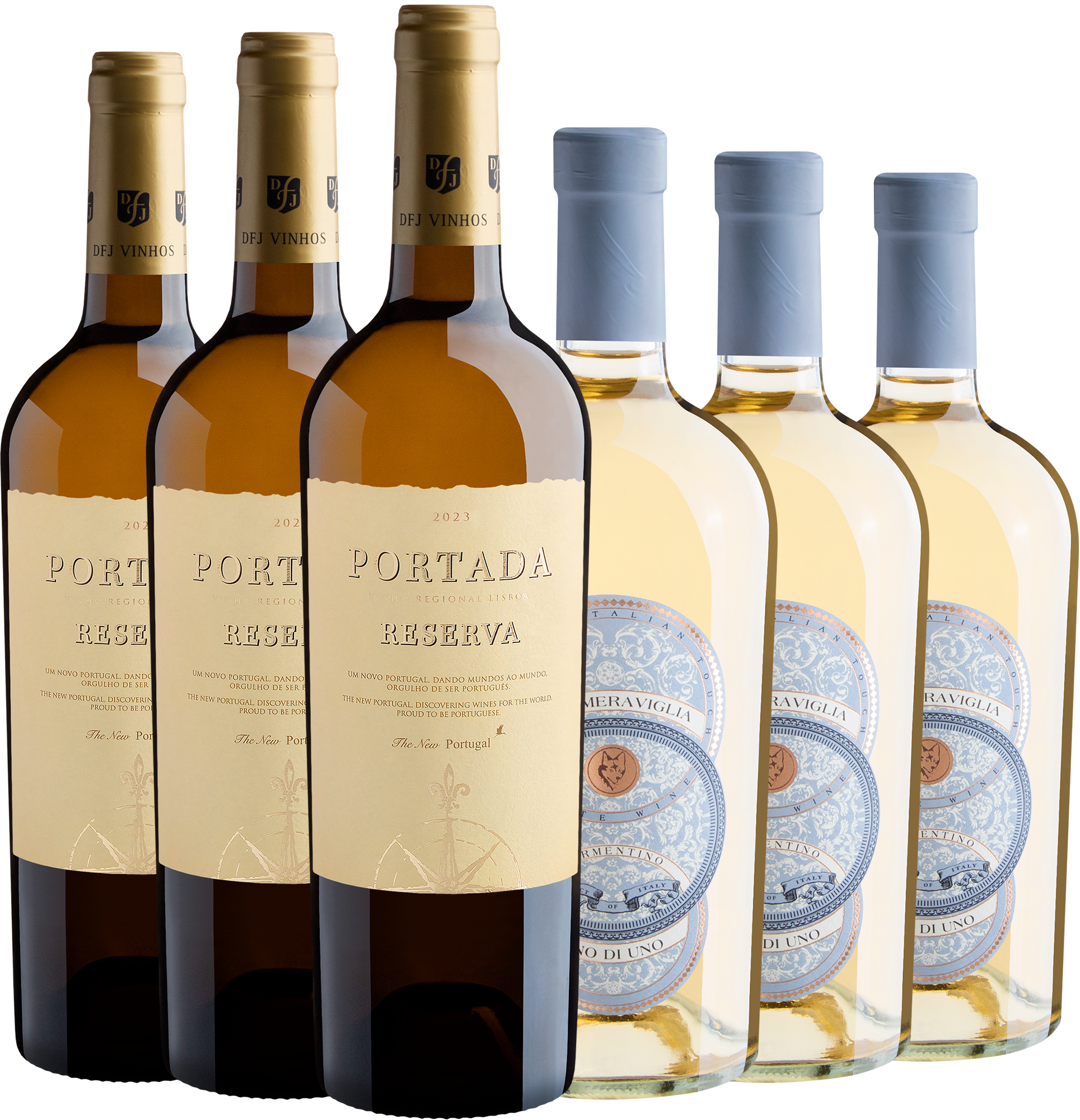 Kit Brancos Premiados | 3 Portada Reserva + 3 Lupo Meraviglia Uno di Uno