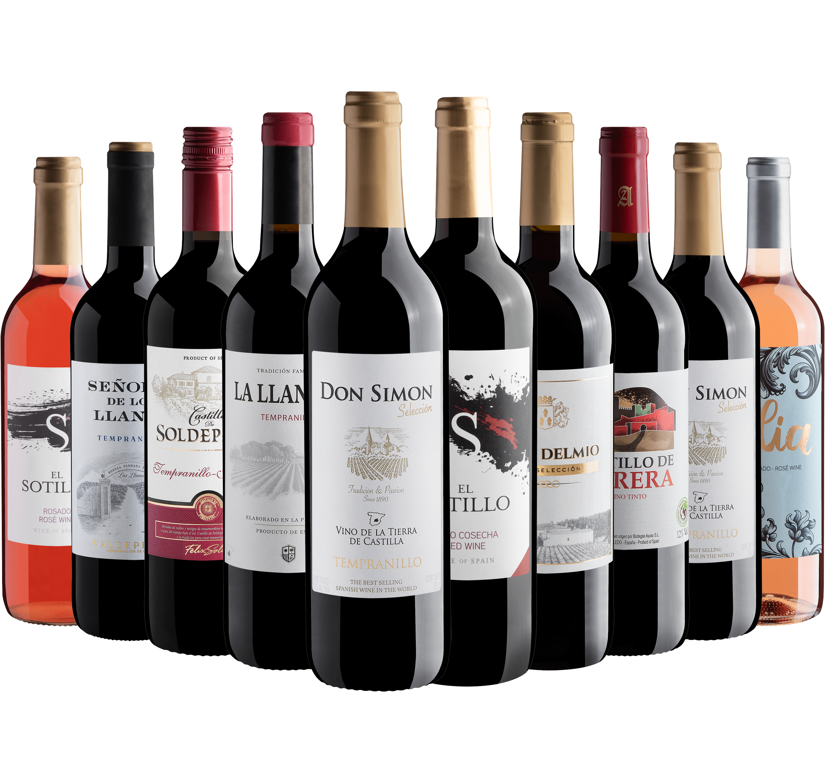 Kit 10 Vinhos Espanhóis Mais Desejados