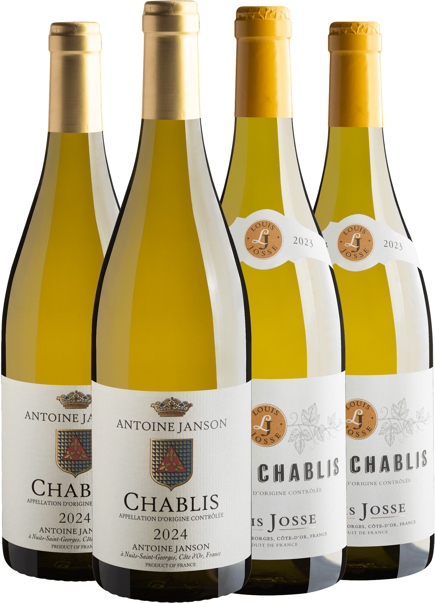 Kit Borgonha | 2 Chablis + 2 Petit Chablis