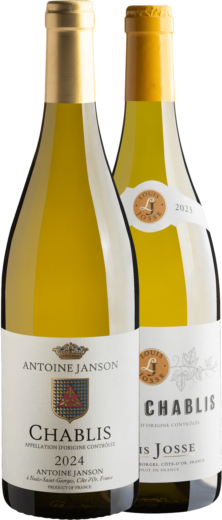Kit Borgonha | 1 Chablis + 1 Petit Chablis