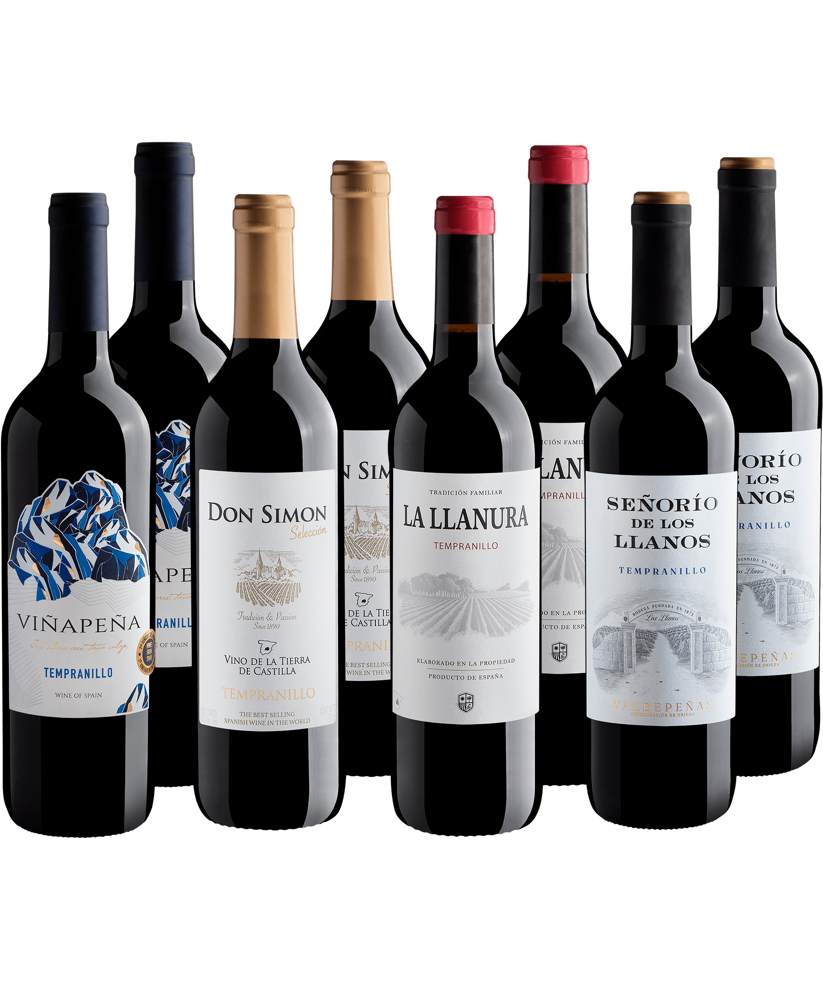 Kit Tempranillos Espanhóis em Dobro | 8 garrafas*